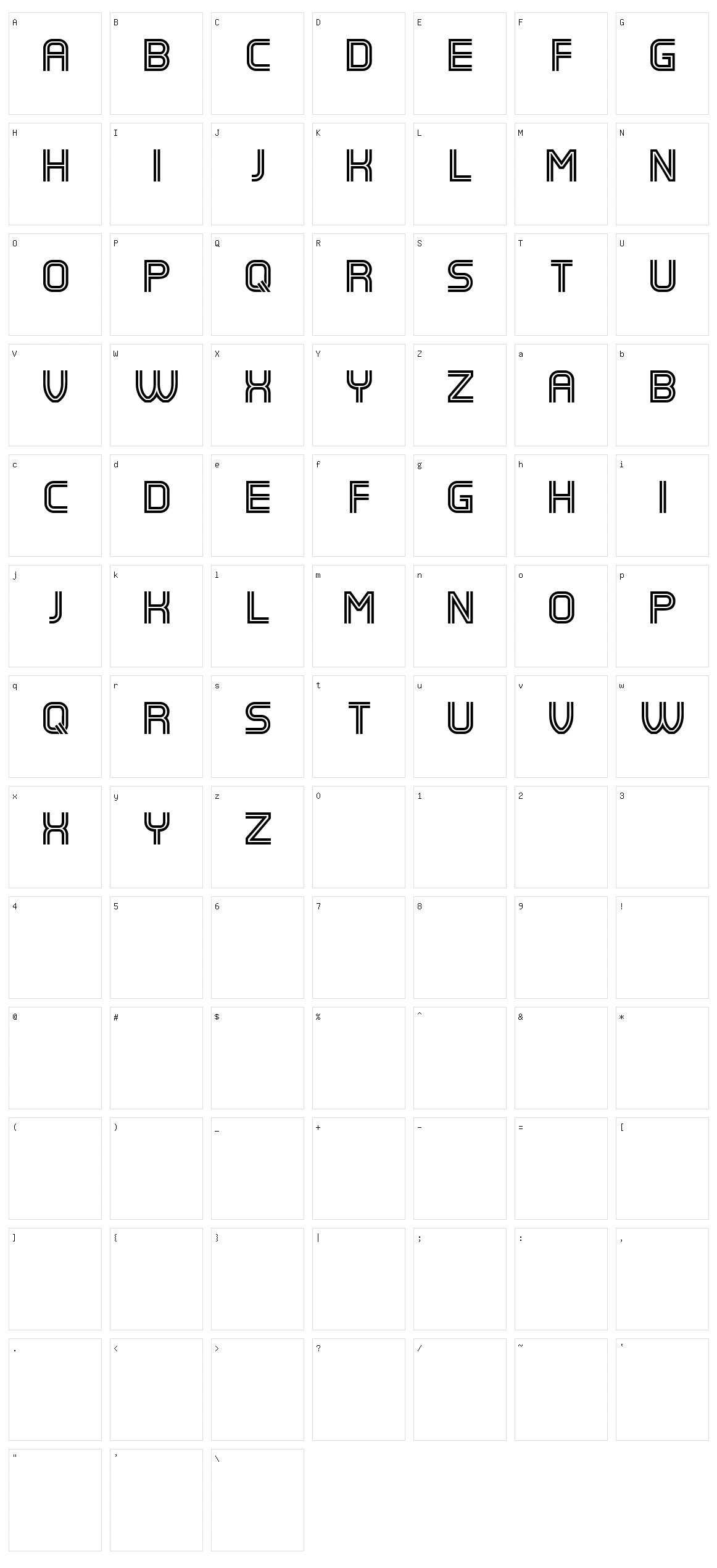 Catalog Character Set