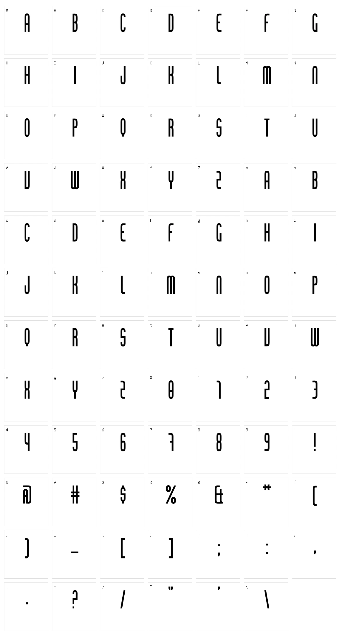 Chingolo Pro Character Set