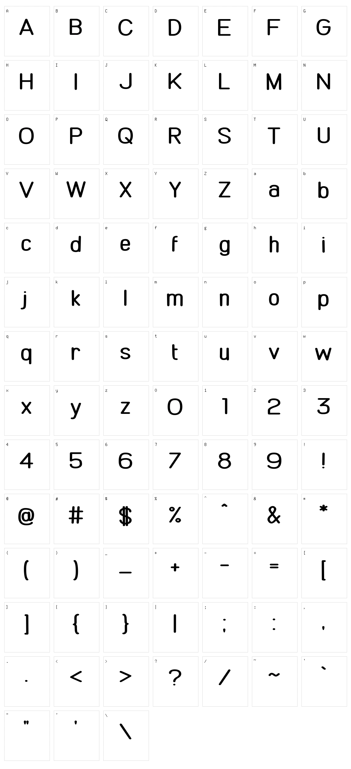 Comic Khazi Character Set