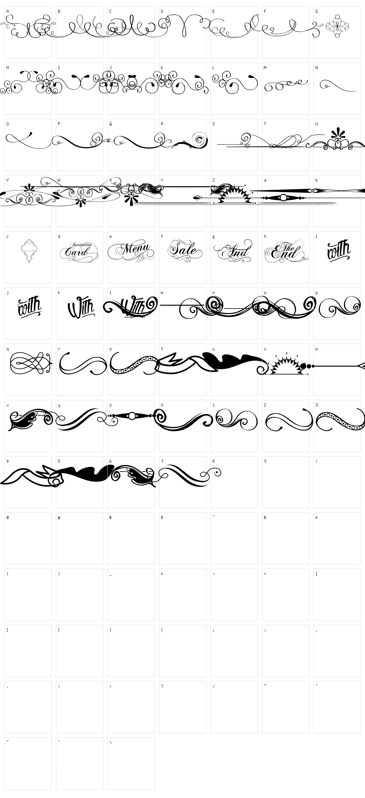 There can only be one Beaver Im it Character Set