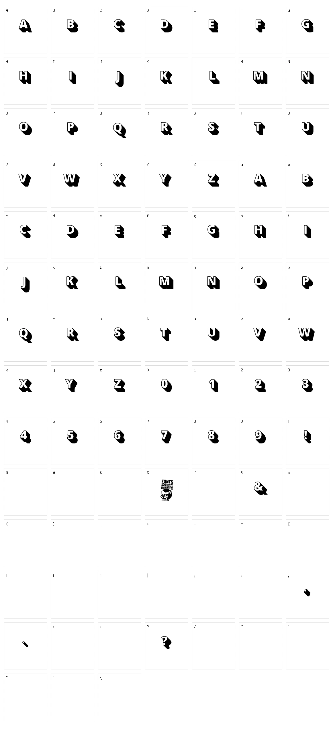 Documenta Character Set