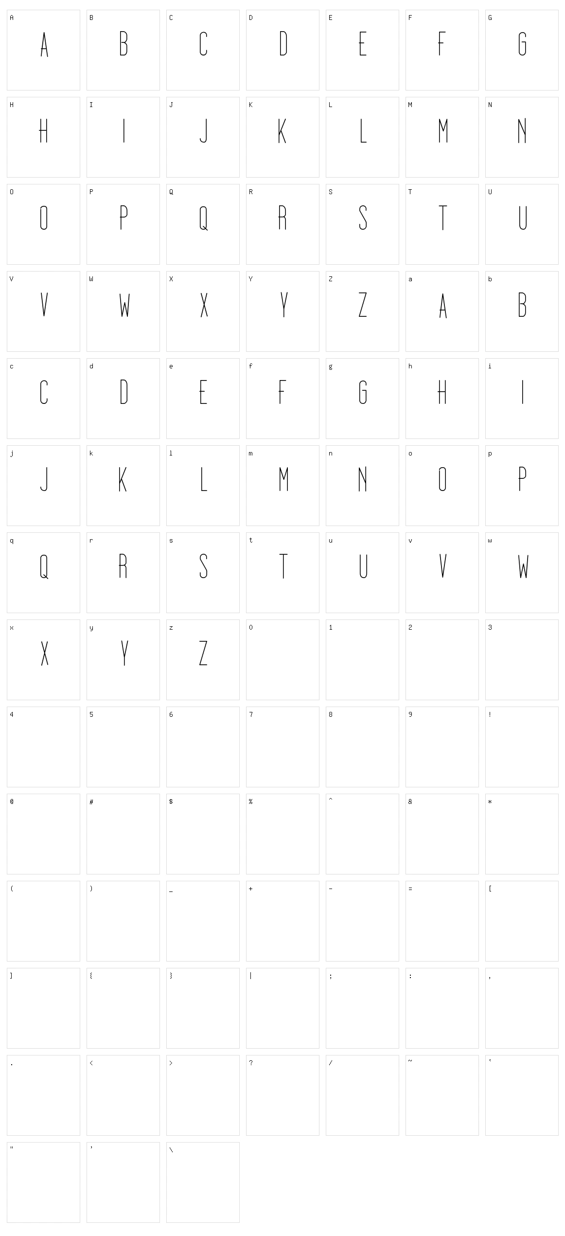 Dooodleista Character Set