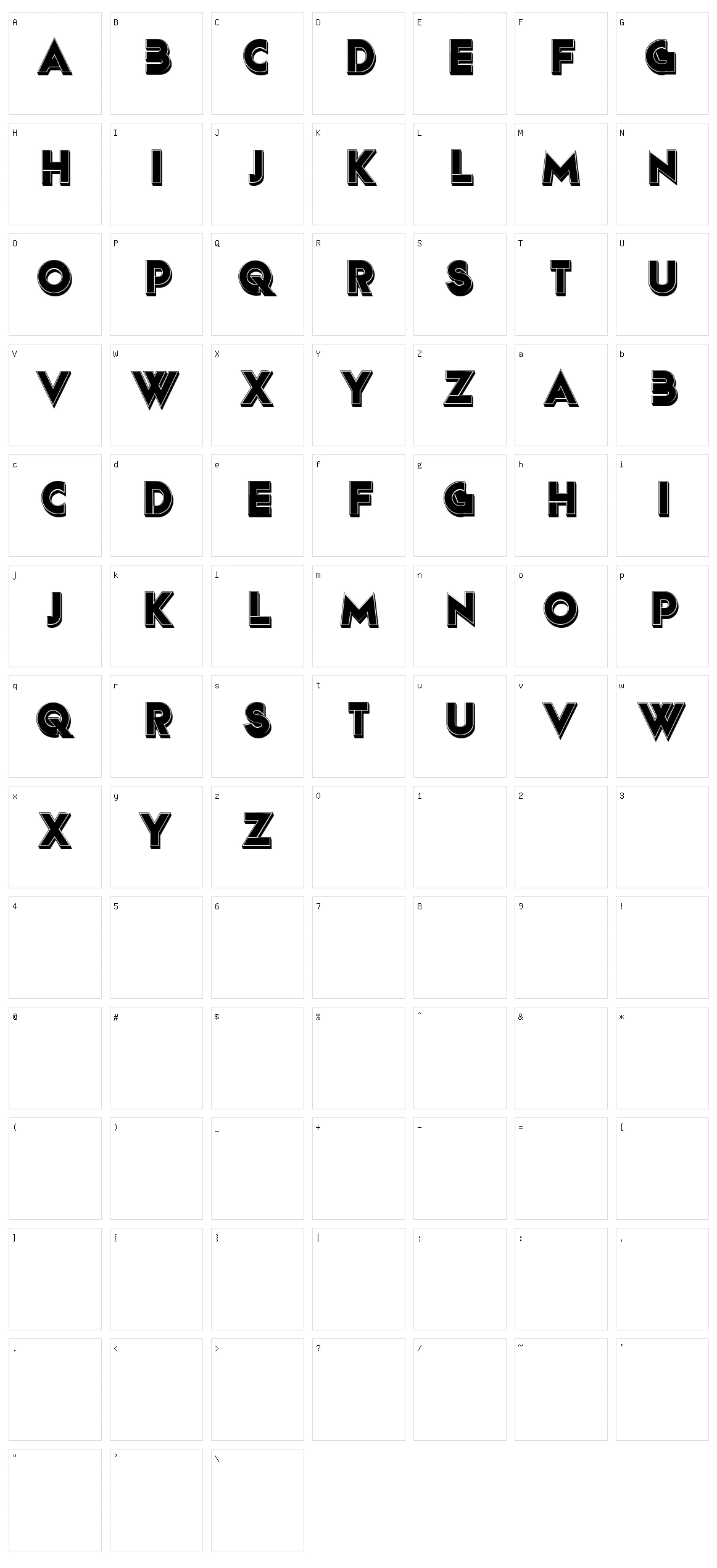 Epoca Character Set