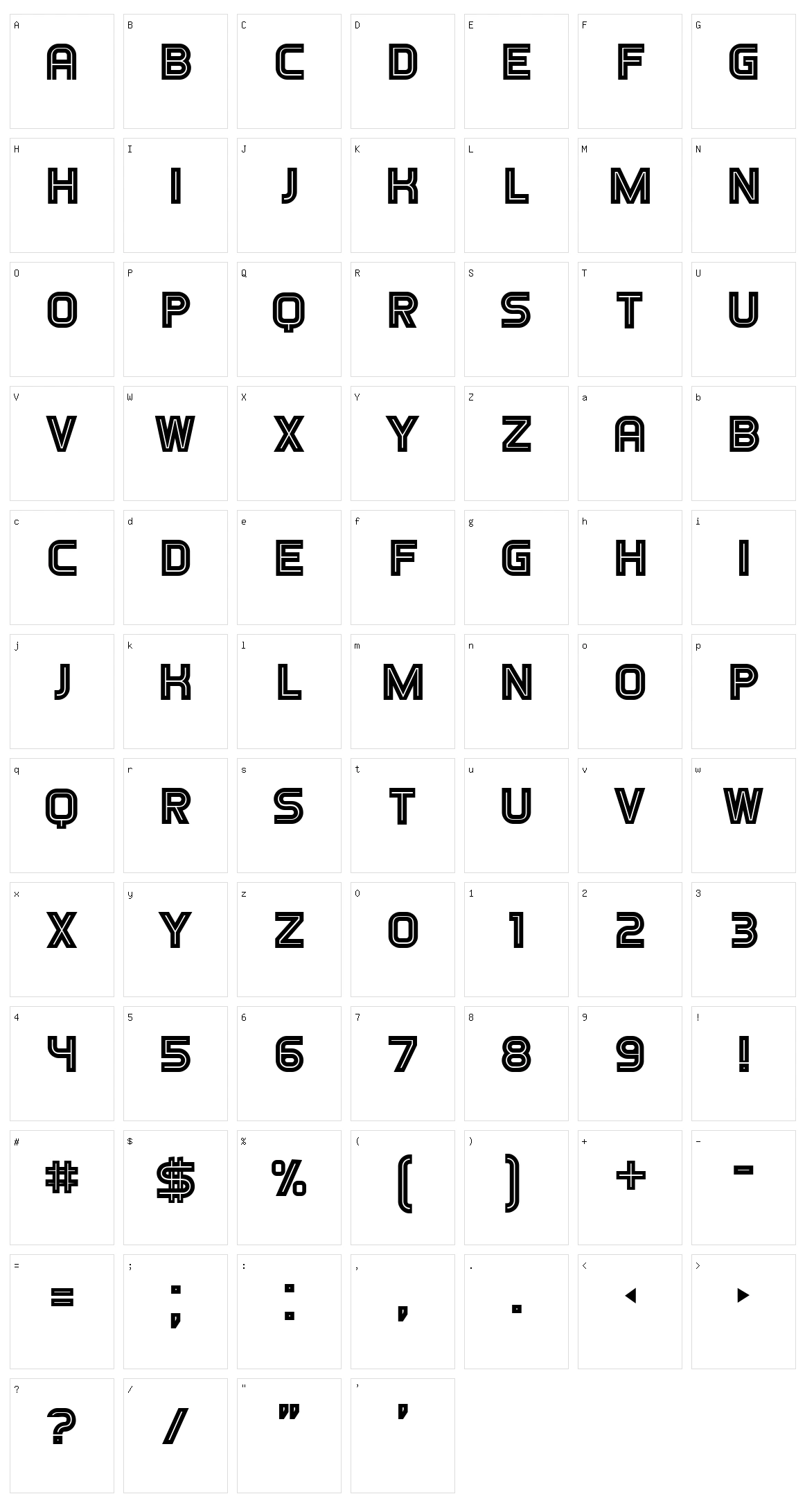 Games Character Set