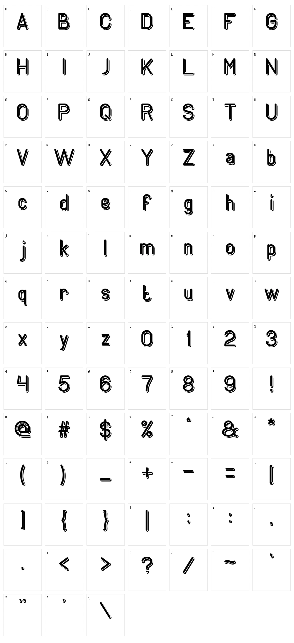 Generation Character Set