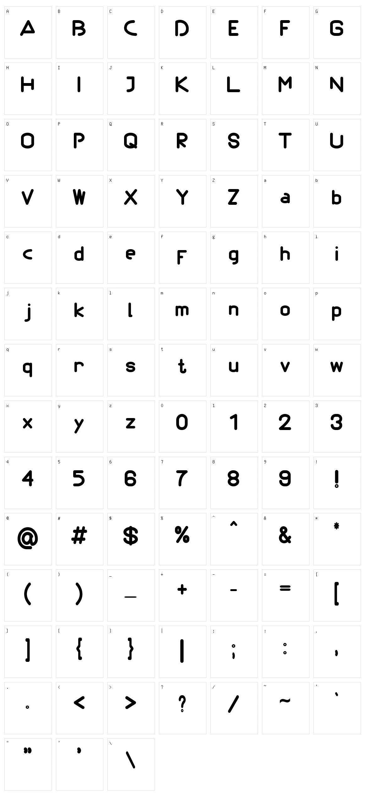 Himenz Character Set