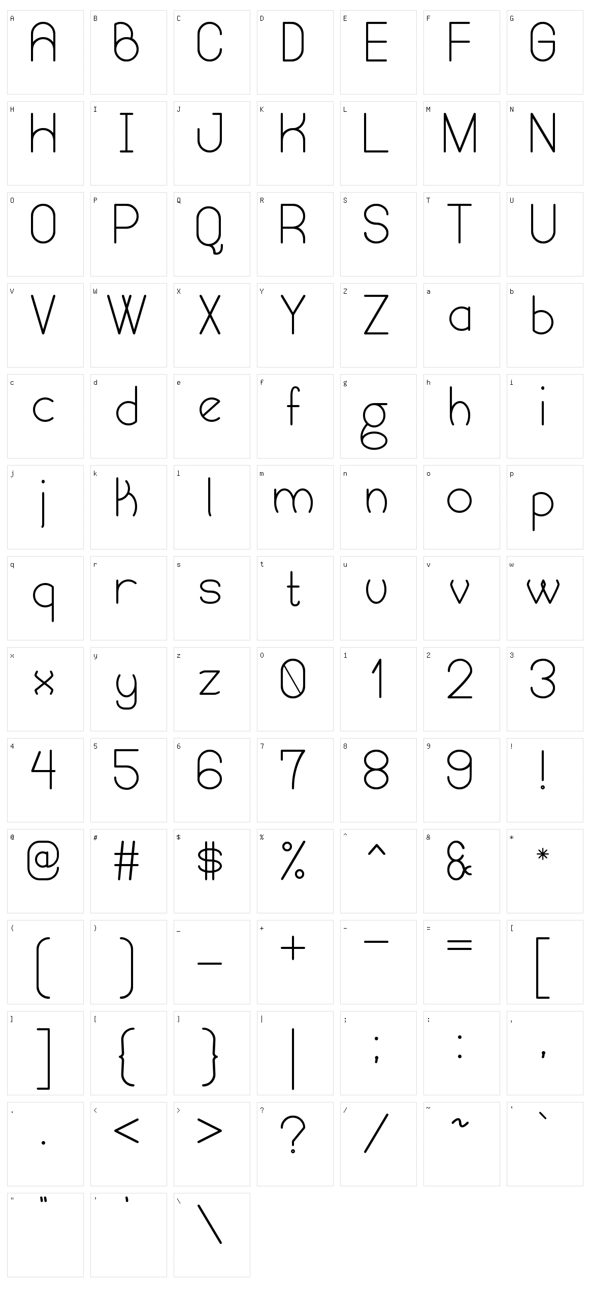 Humongous of Eternity St Character Set