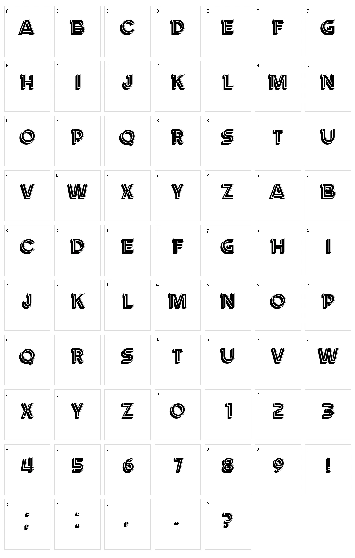 Landman Character Set