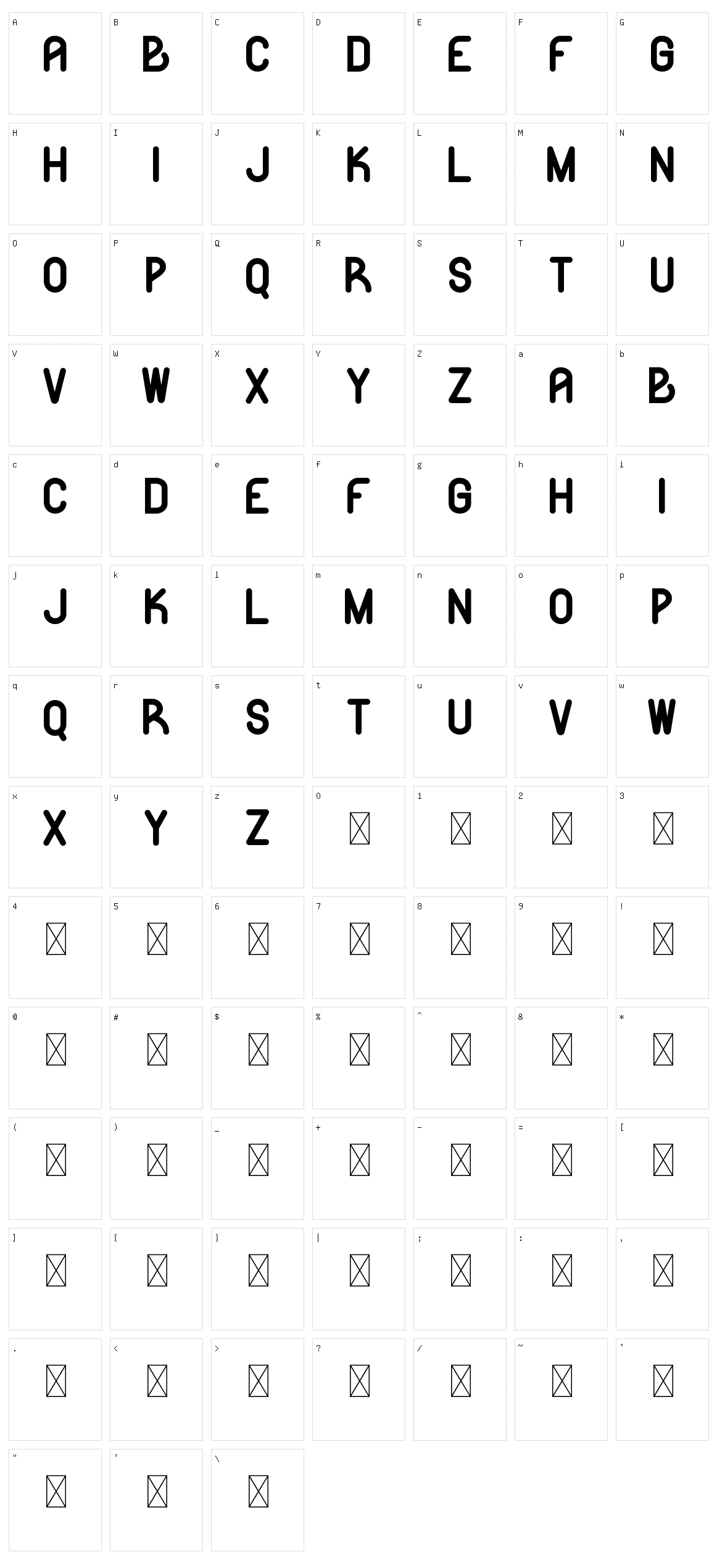 Likeguard Character Set