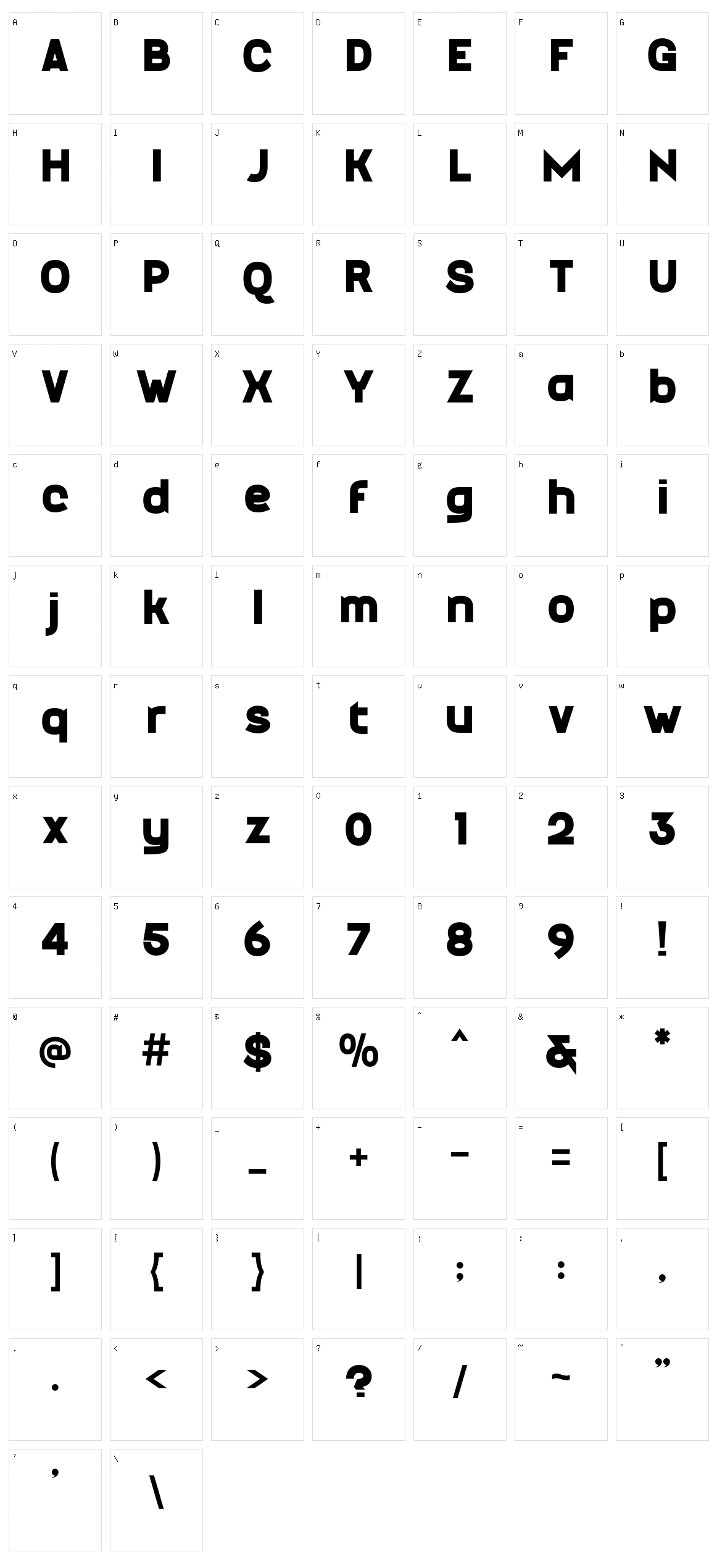 Maduratna Character Set