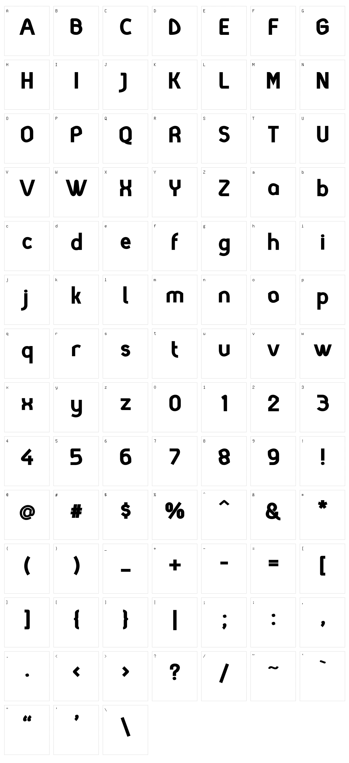 Matondo Pro Character Set