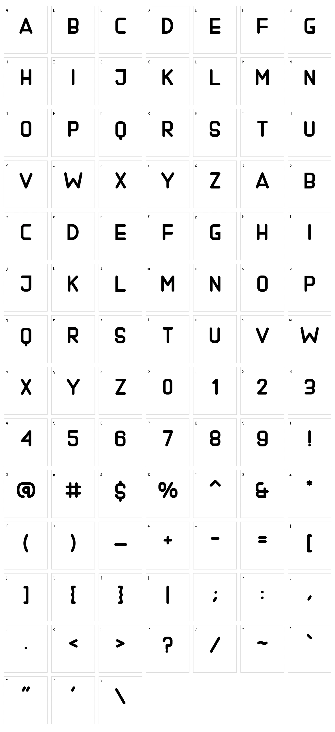 Matrouh Character Set