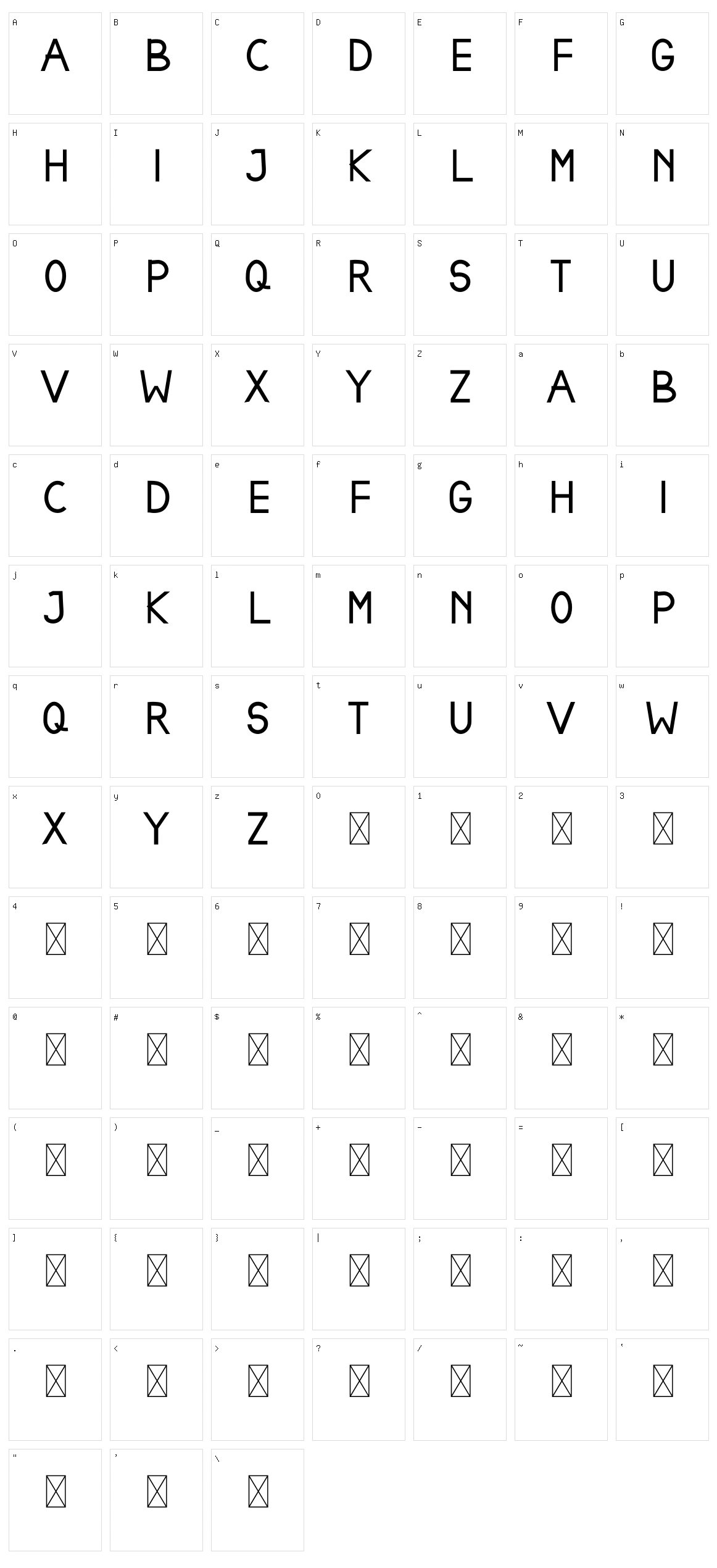 Nendi Character Set