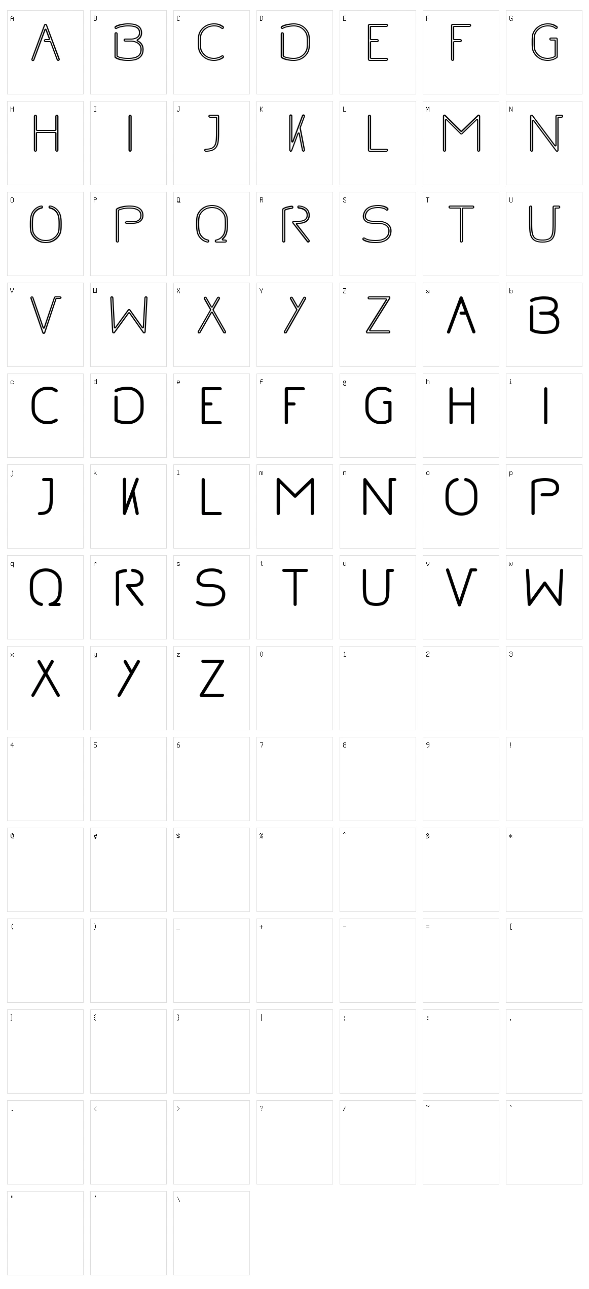 No Character Set