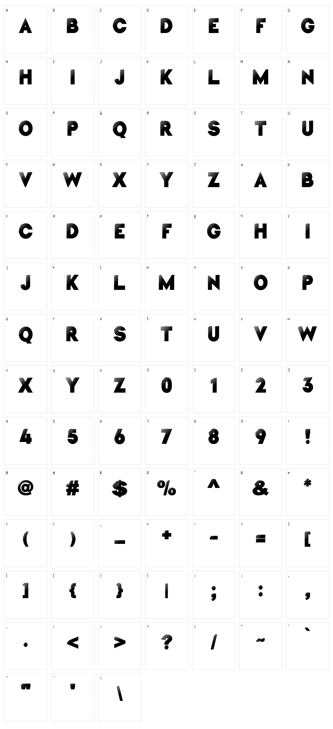 Nuvel Character Set