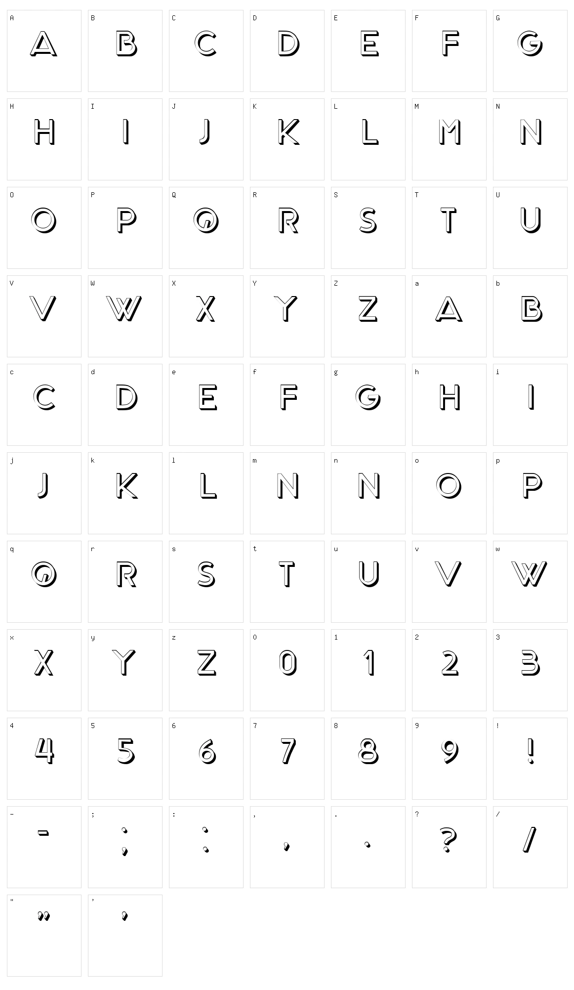 Robin Character Set