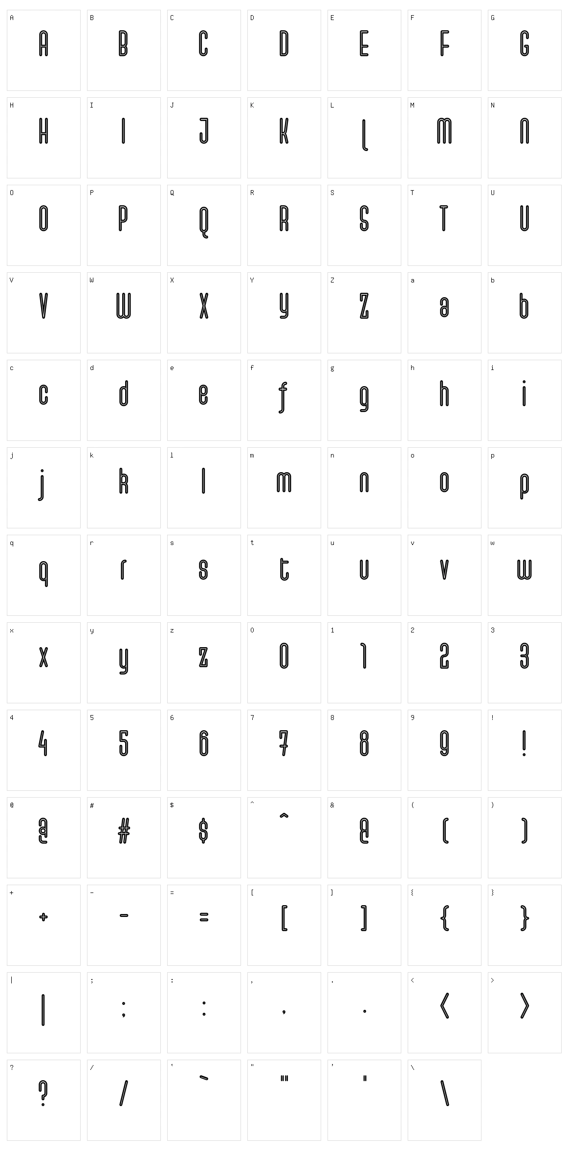 Rookworst Character Set