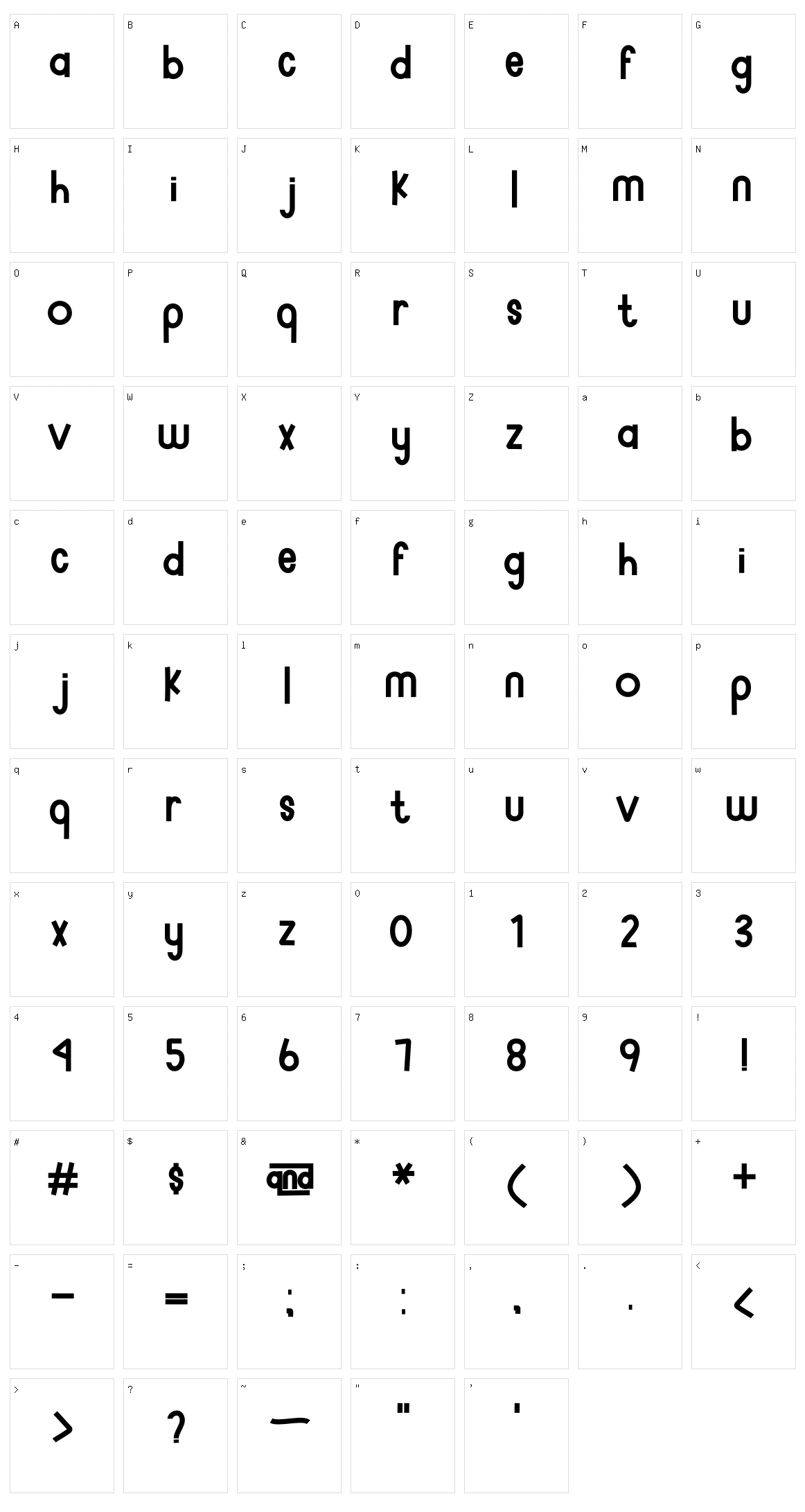 Something Character Set