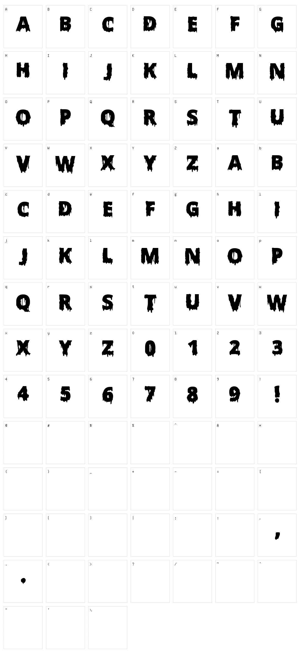 Scary Halloween Character Set