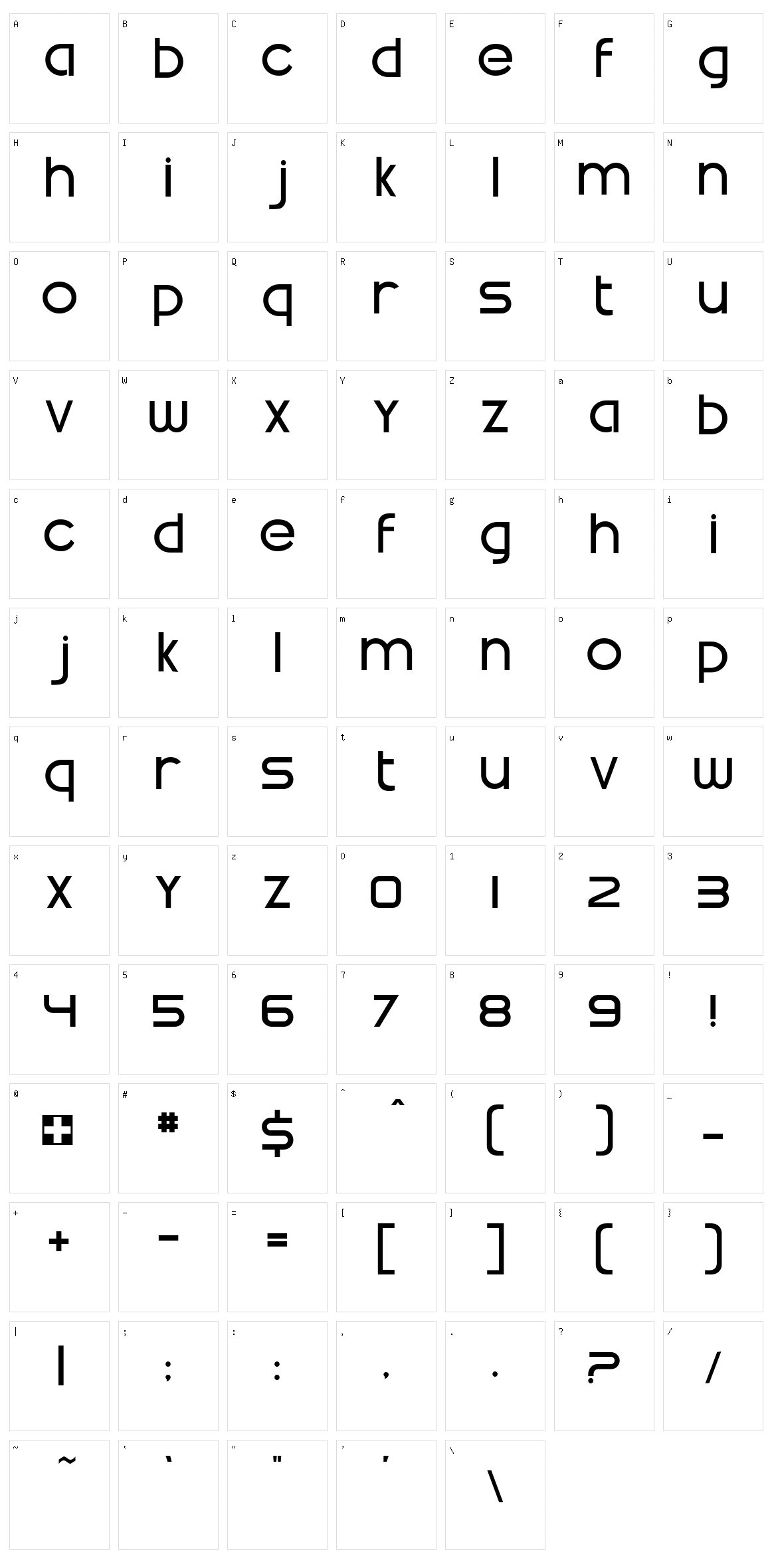 Swatch it Character Set