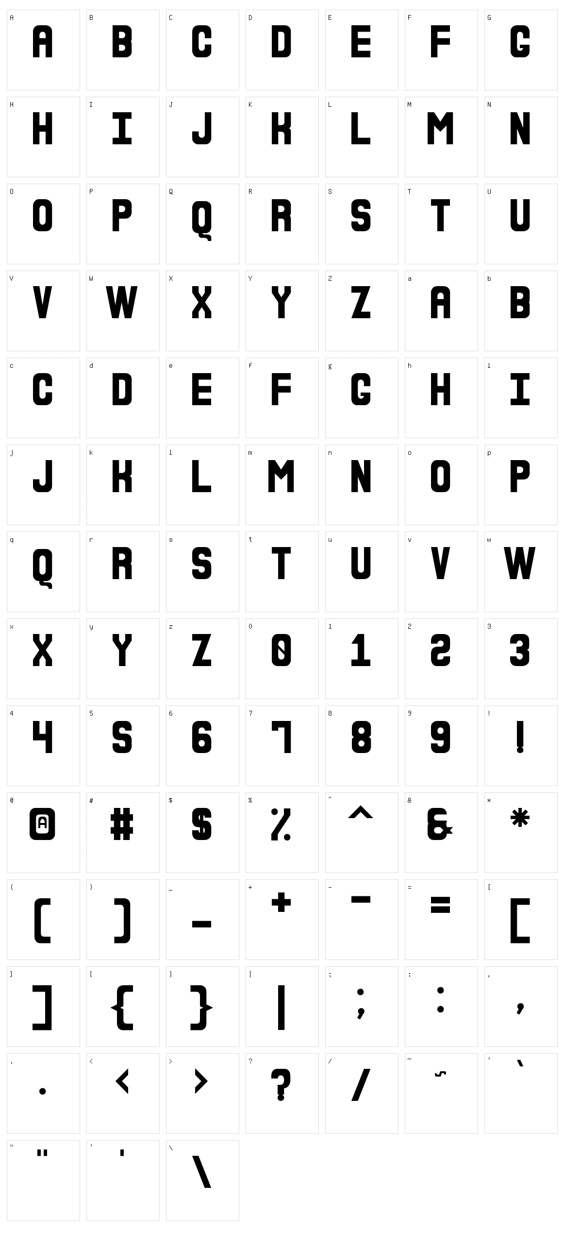 The Inbox St Character Set