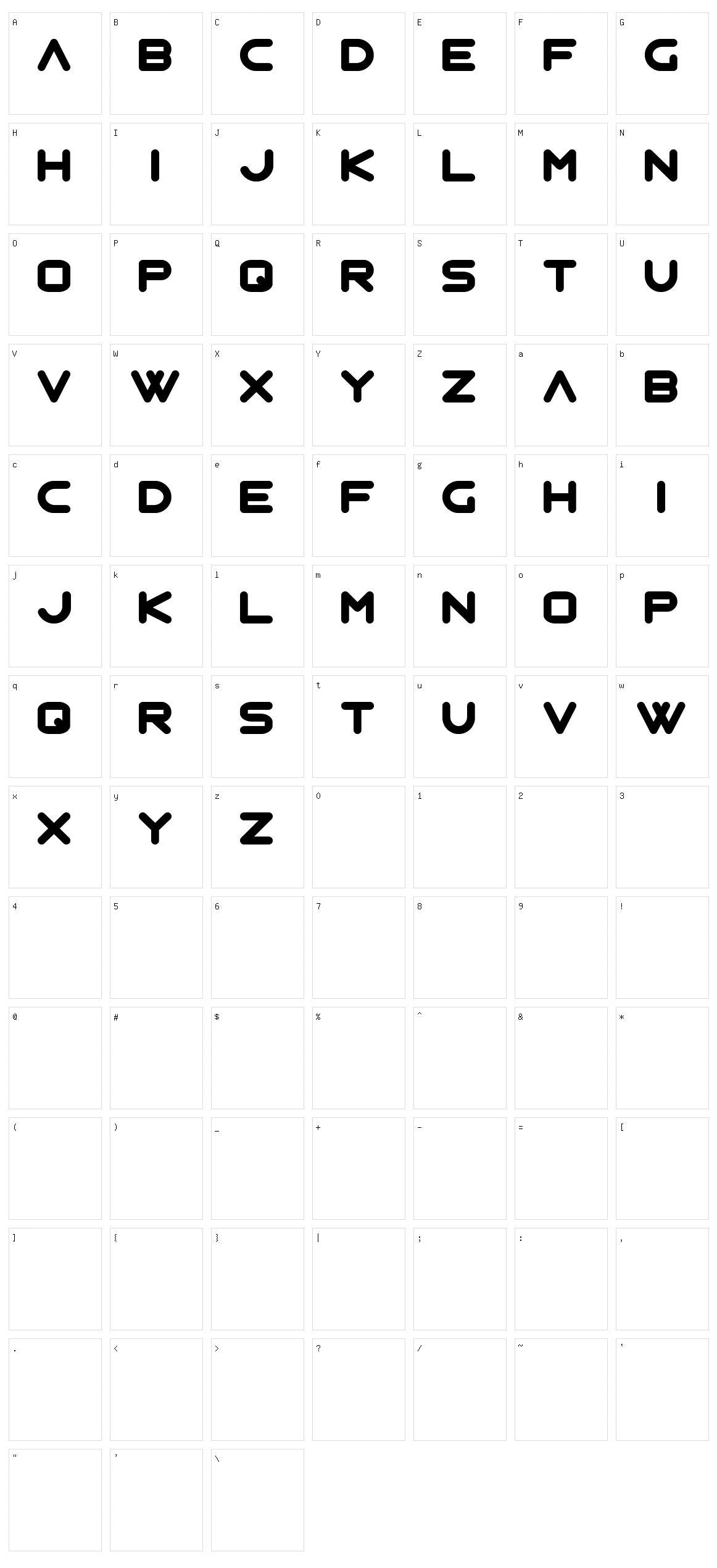 Zian Character Set