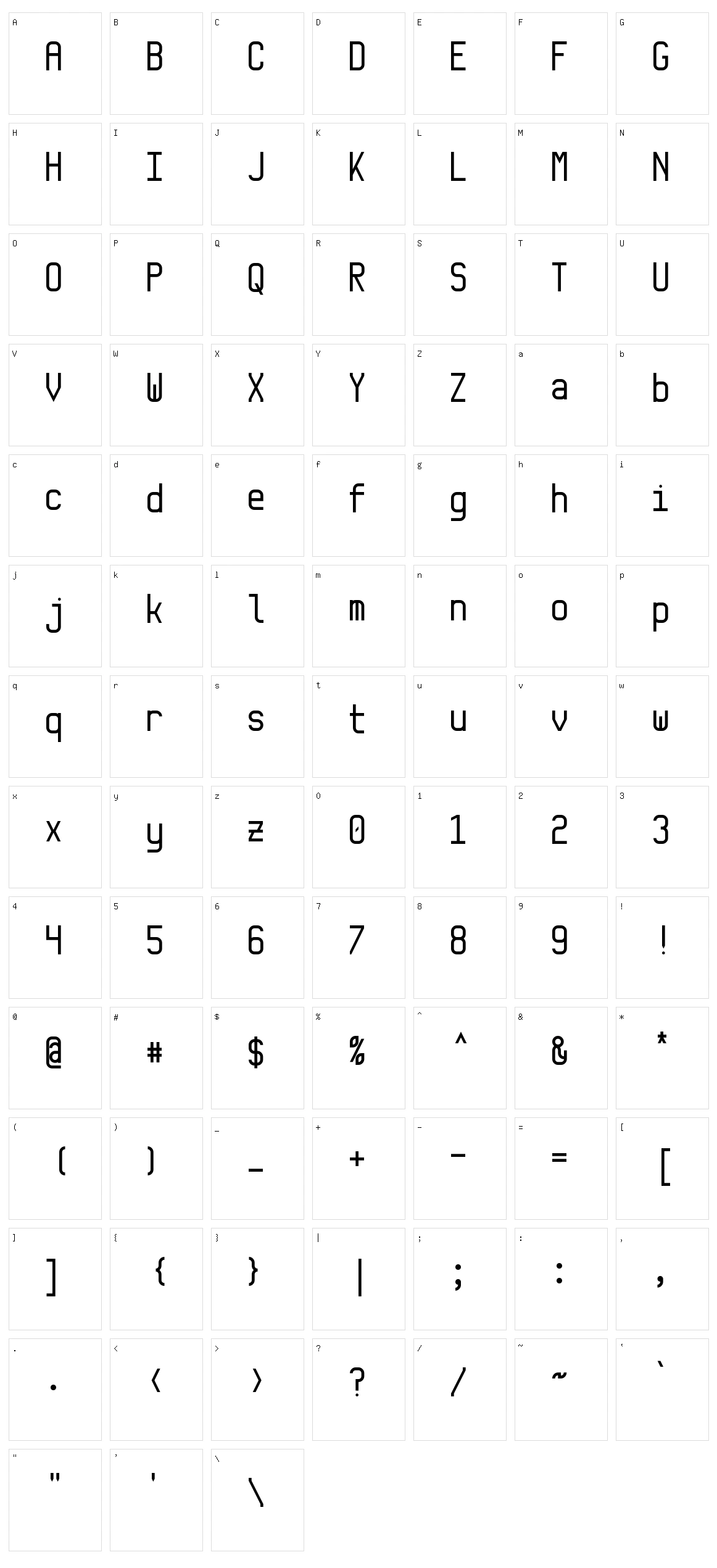 Monkey Character Set