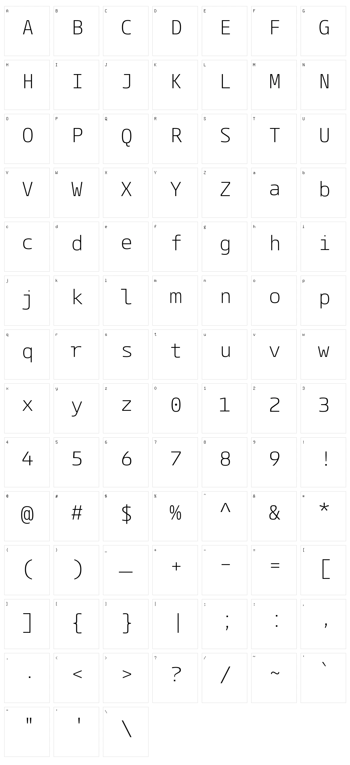 Paradroid Character Set