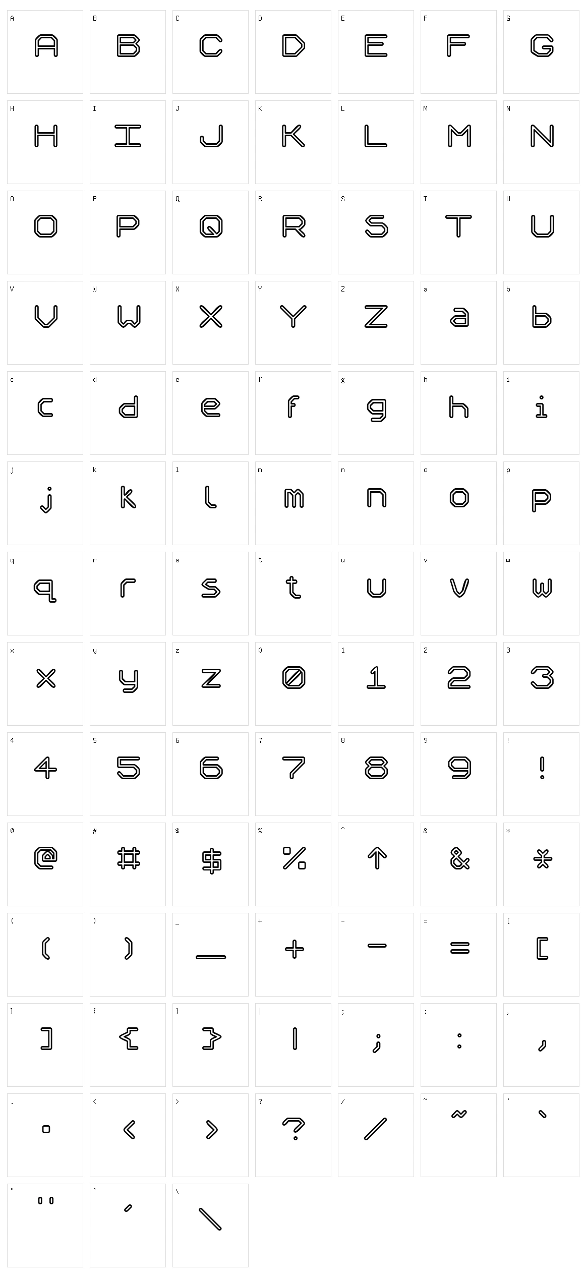 Speculum Character Set