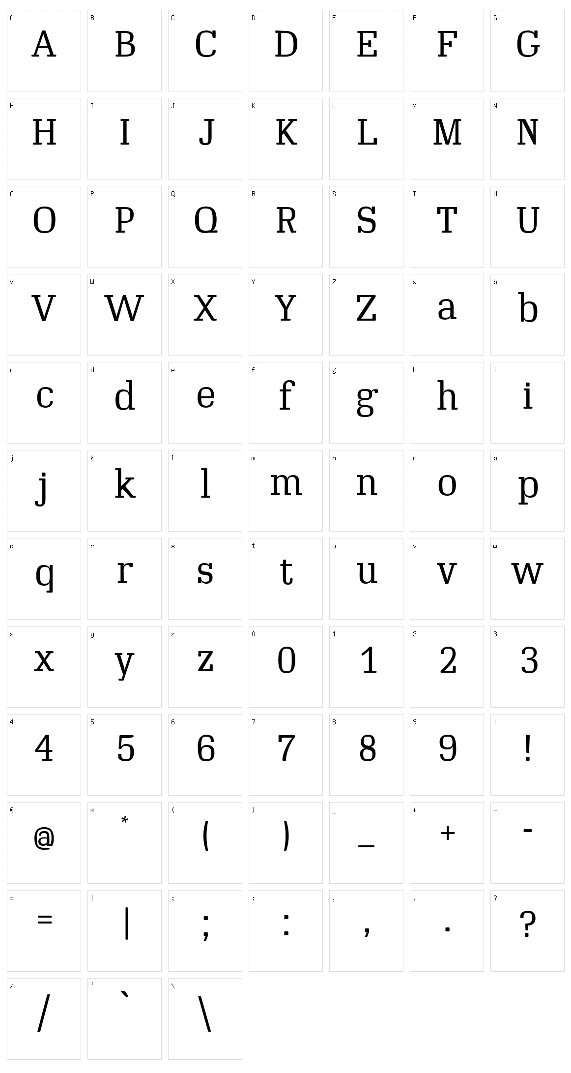 10 Muc Zeit Character Set