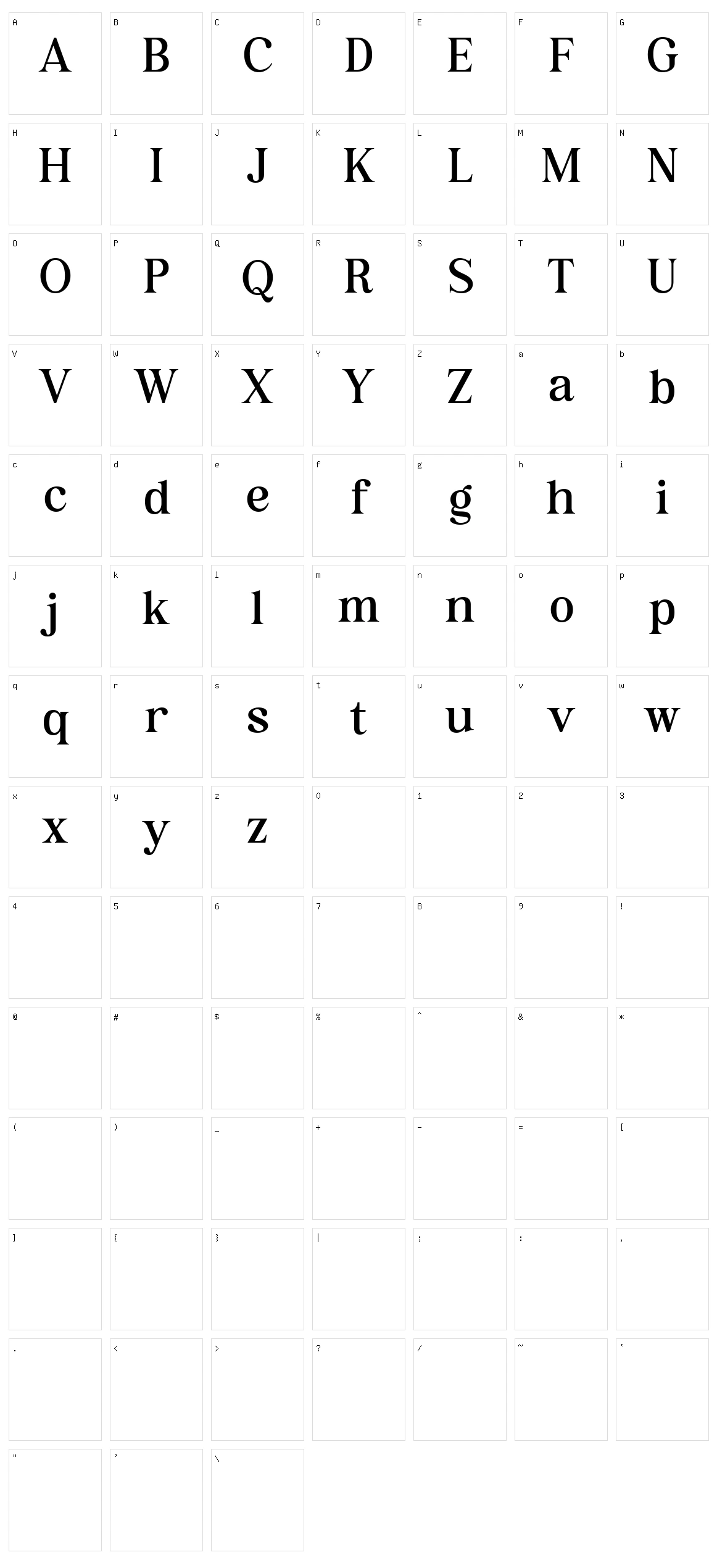 Adorable Memories Character Set