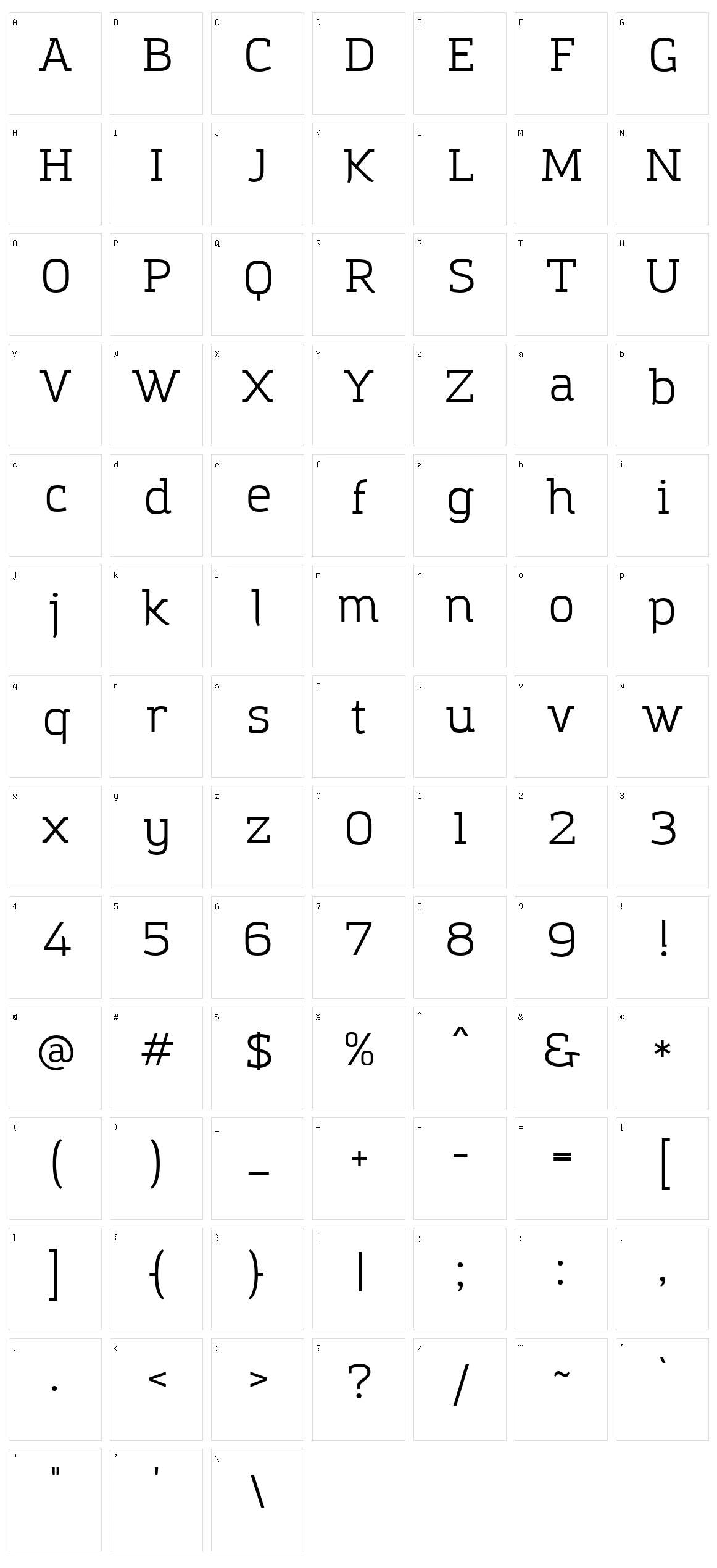 Amazing Grotesk Character Set