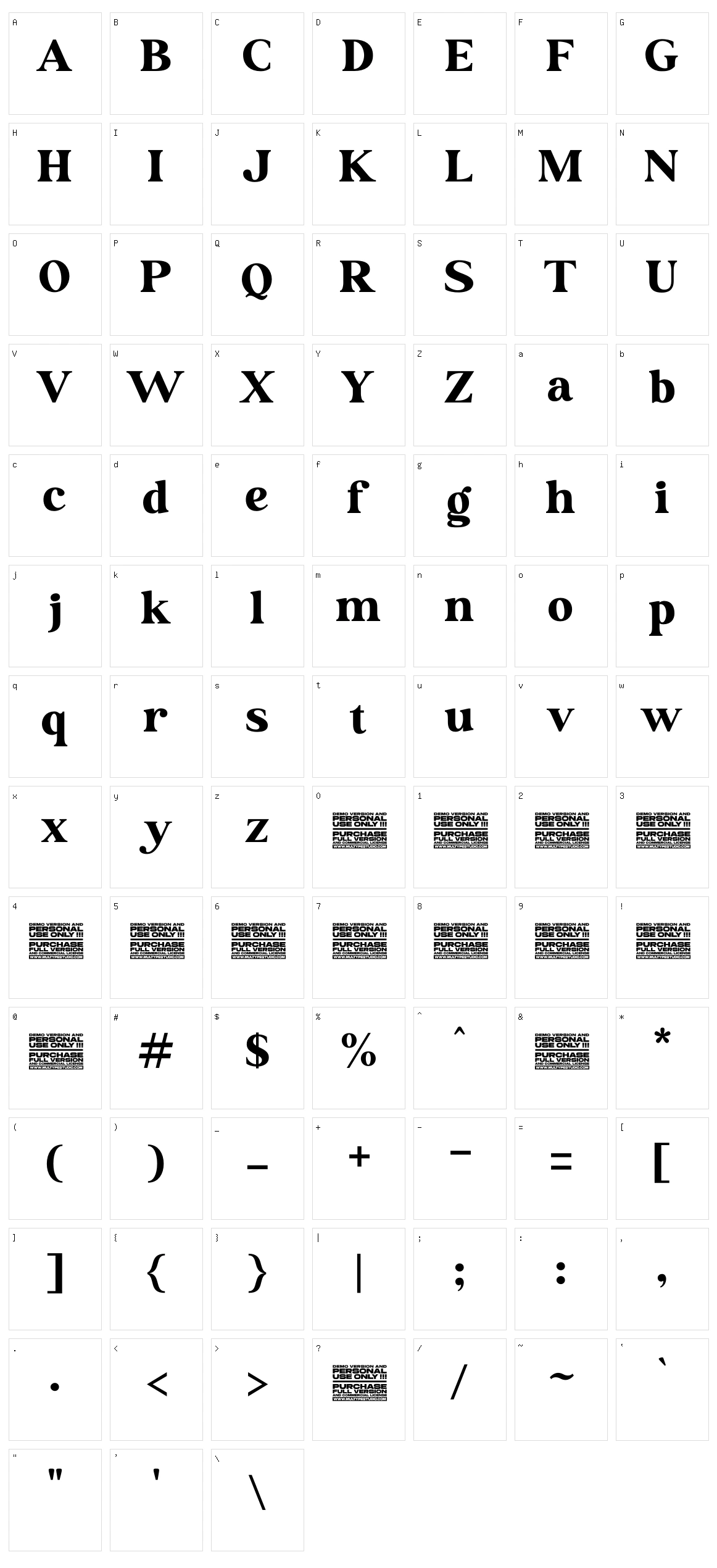 Amoura Rosbele Character Set