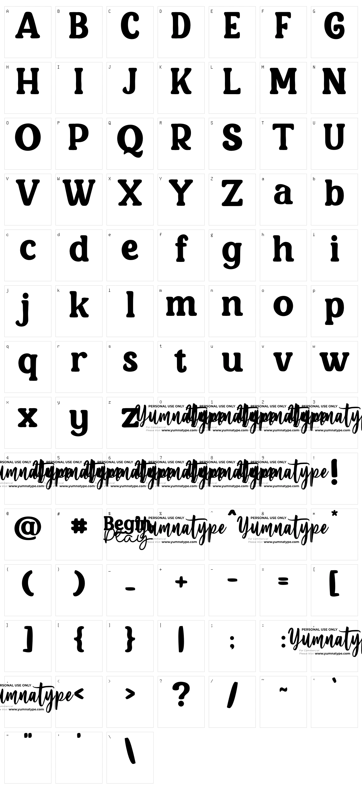 Begin Play Character Set