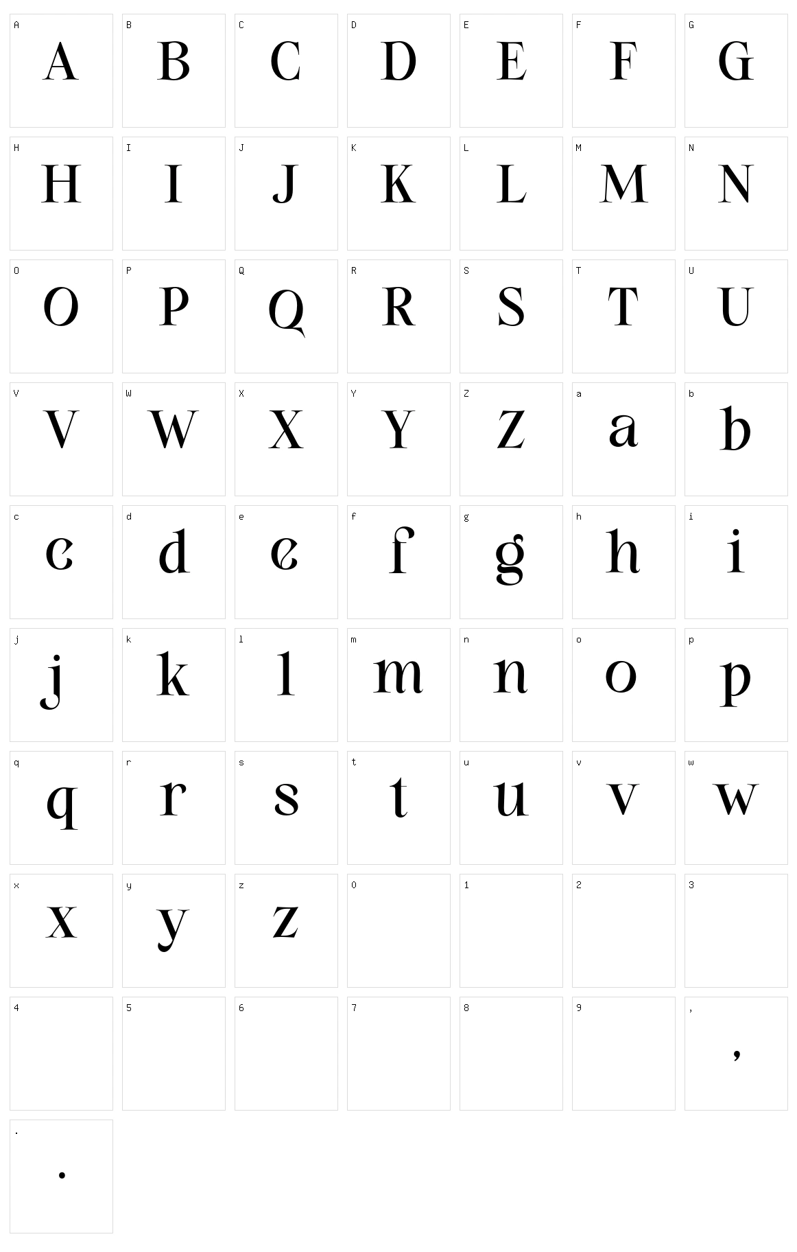 Berliana Lovely Character Set