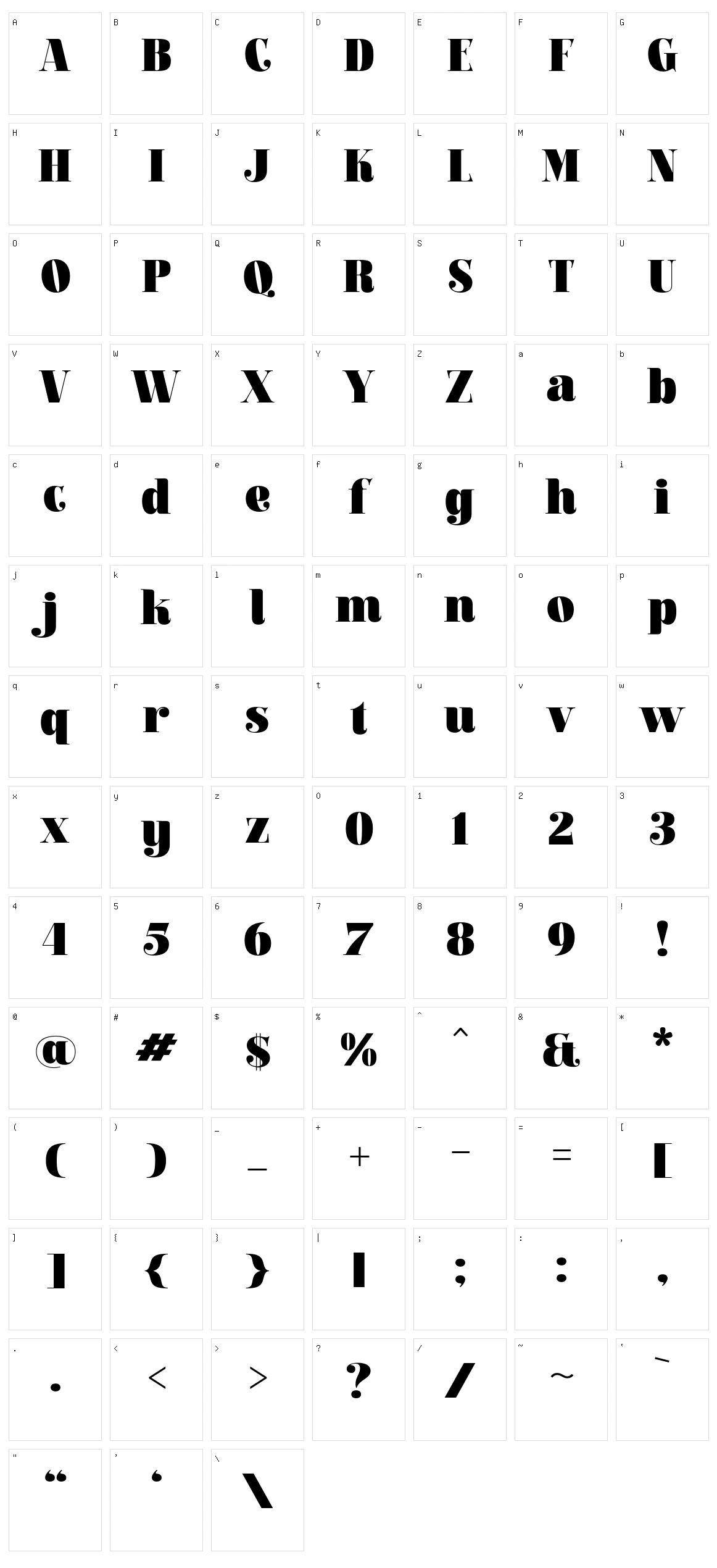 Billie Crimson Character Set