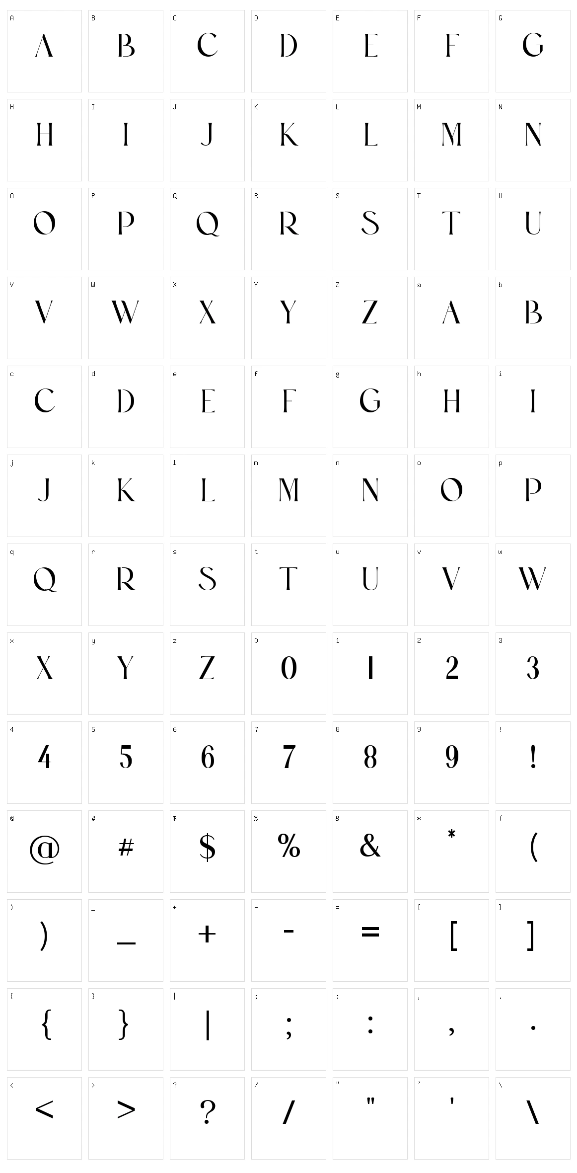 Bohemian Stylish Character Set