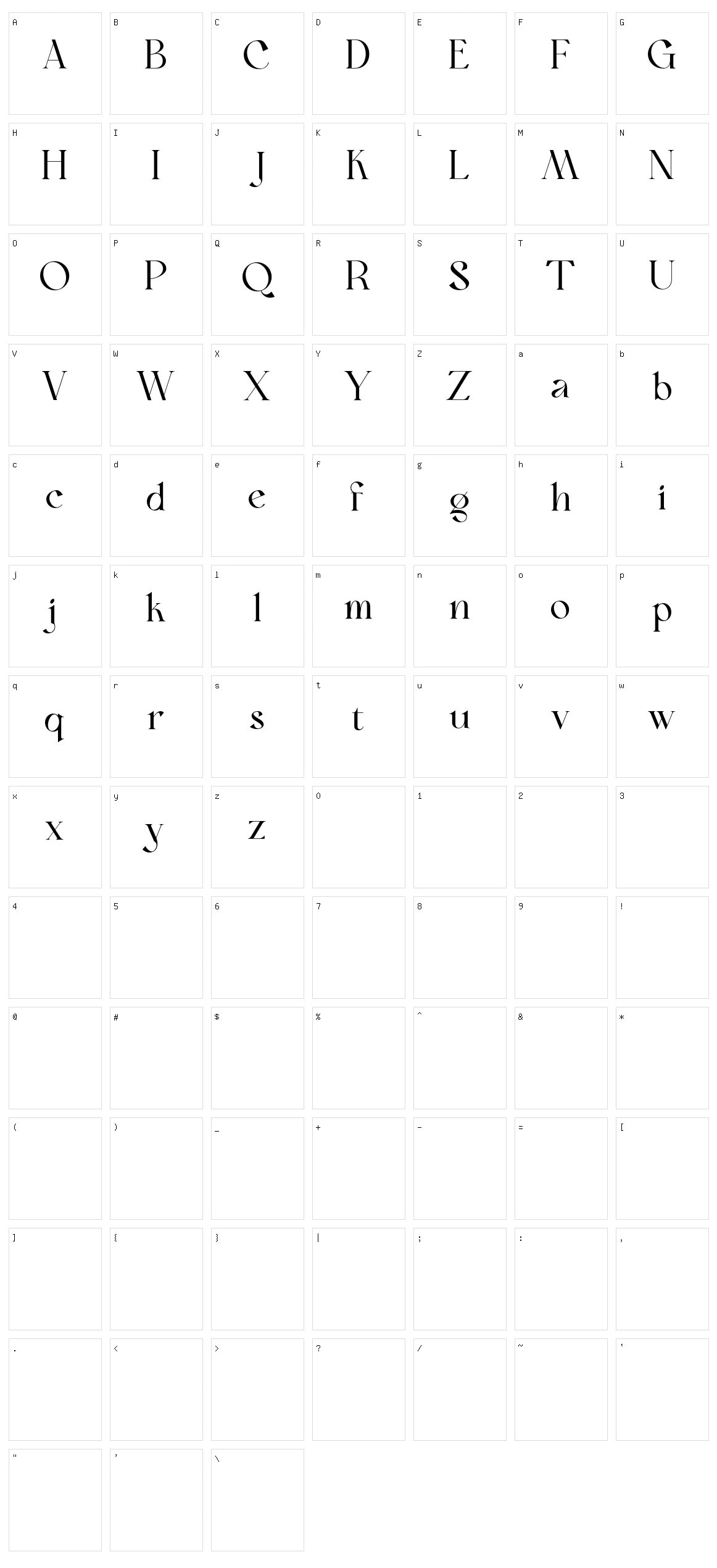 Bon Foyage Character Set