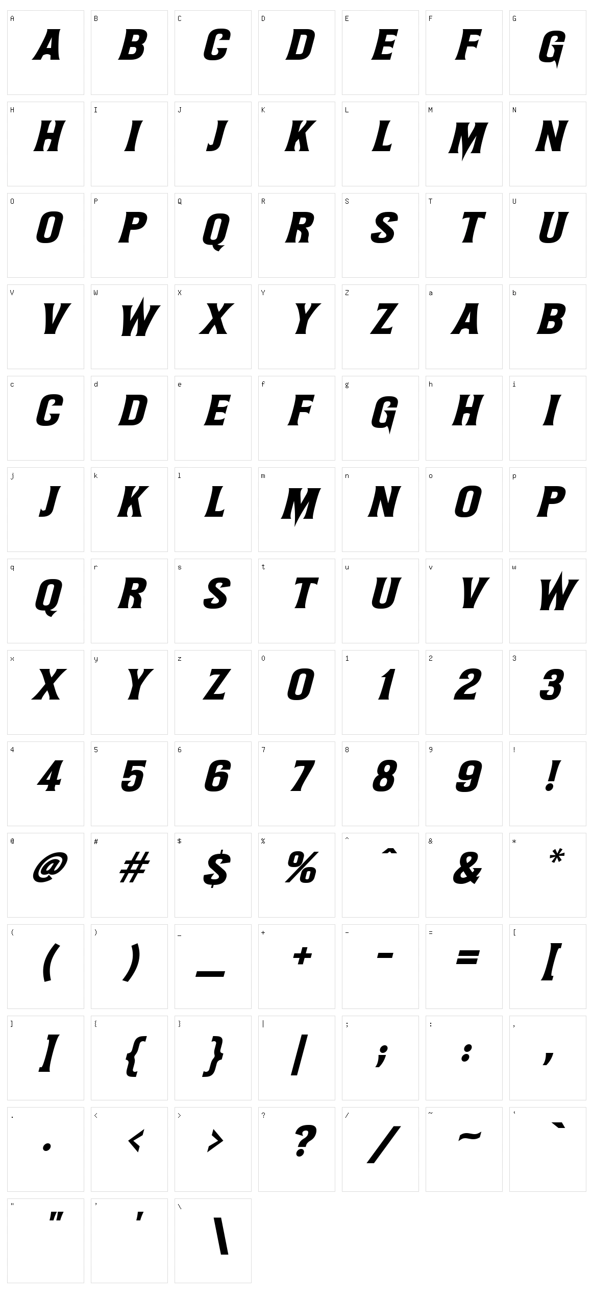 Witch Magic Character Set