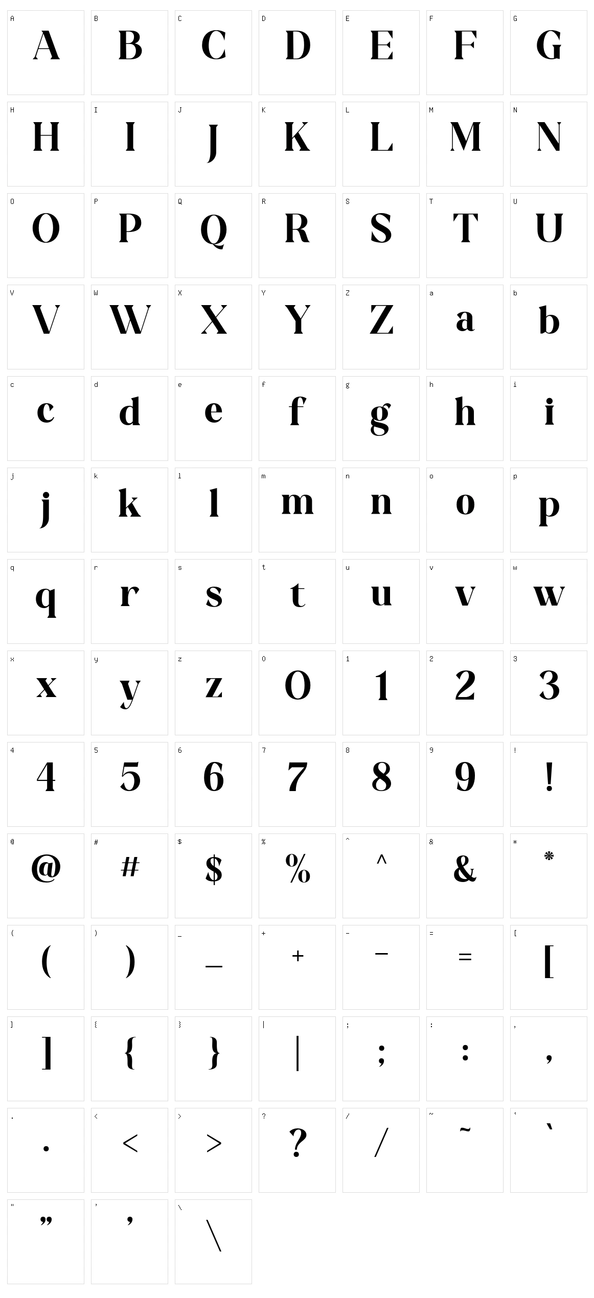 Chiara Feragni Character Set