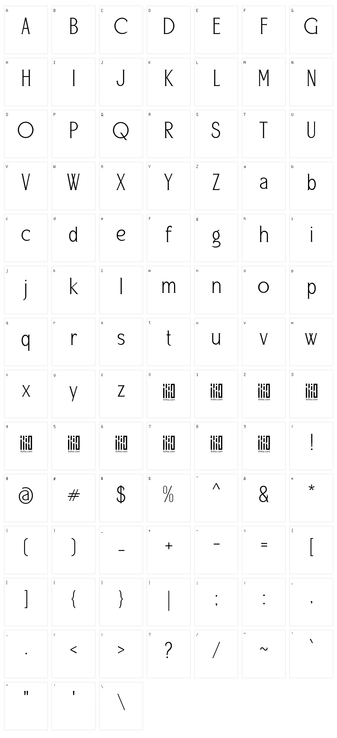 Cleopatras Character Set