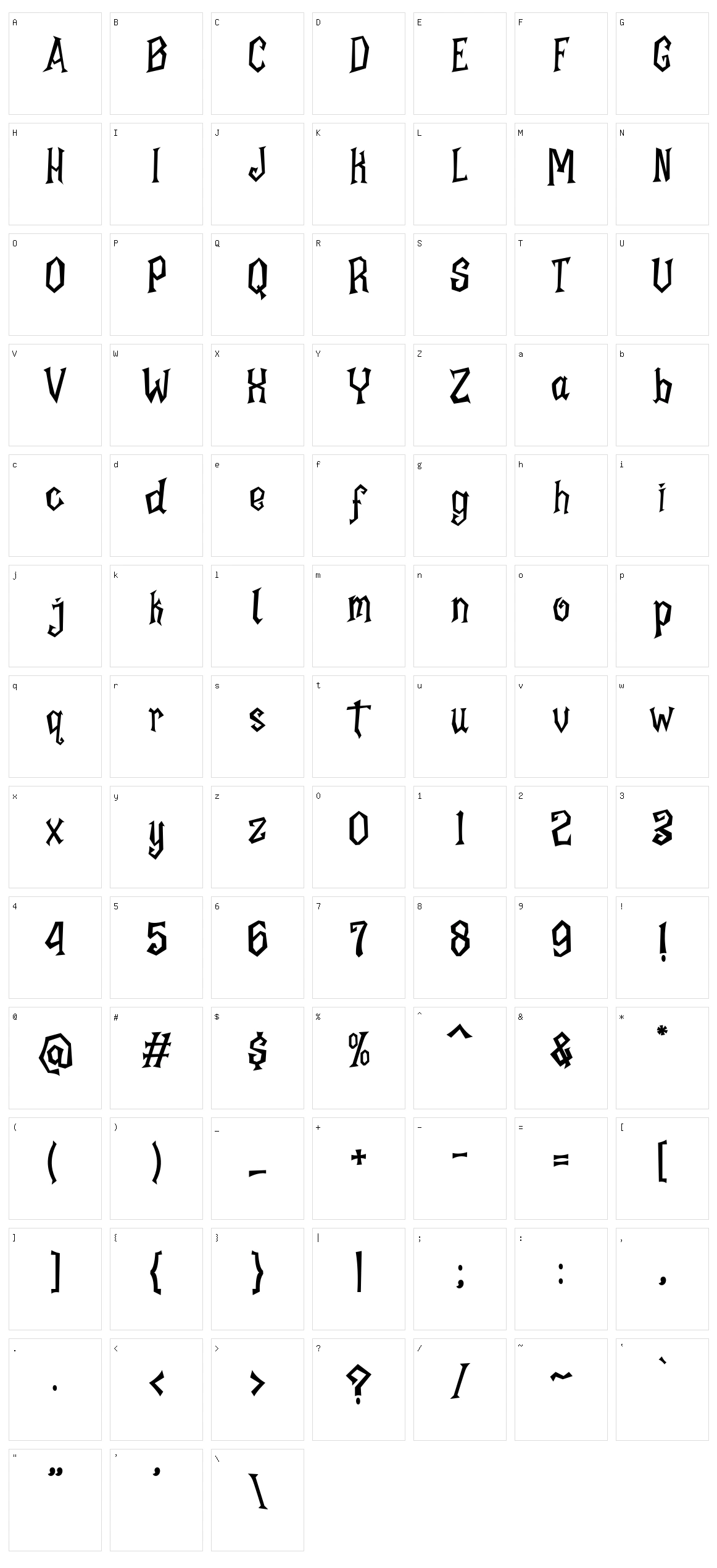 Halloween Kliwones Character Set