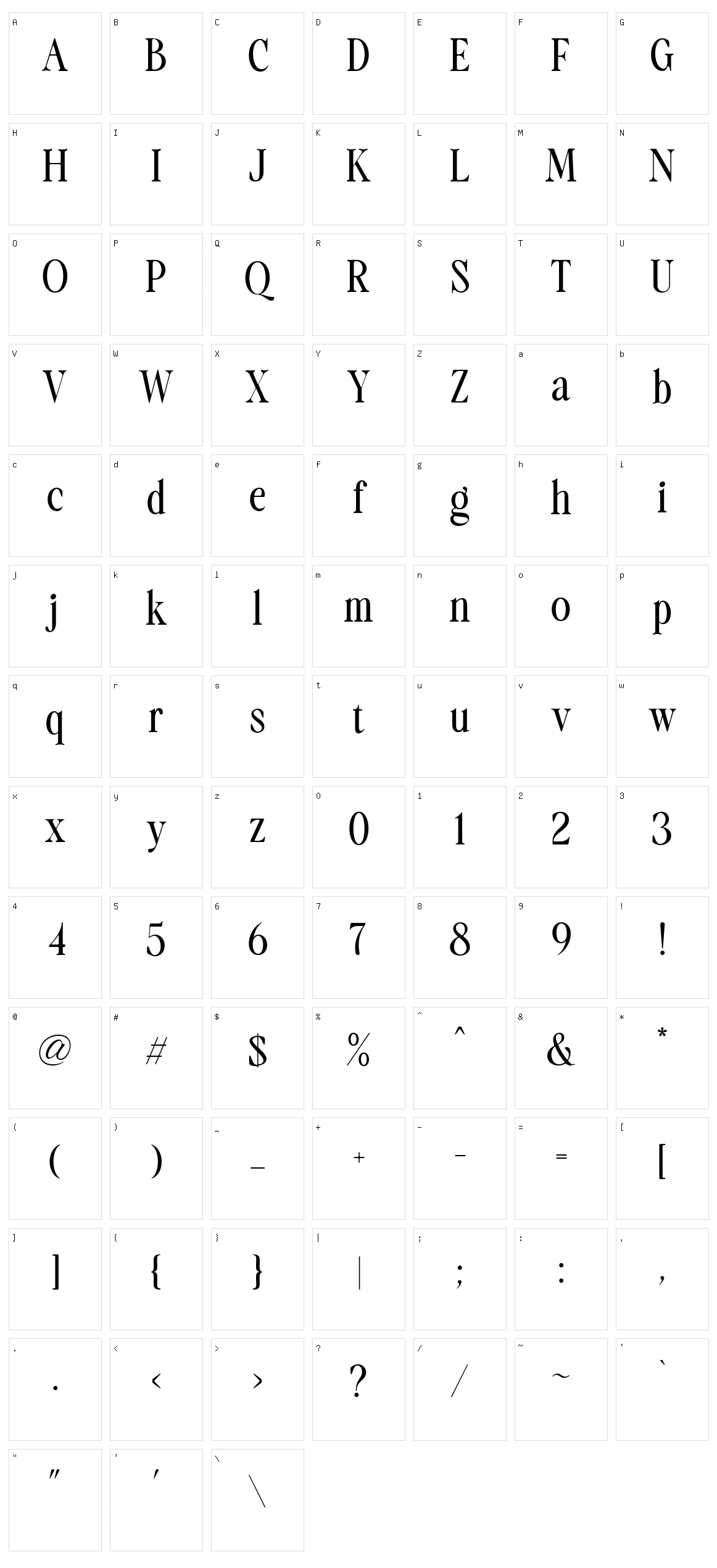 Daily Flashback Character Set