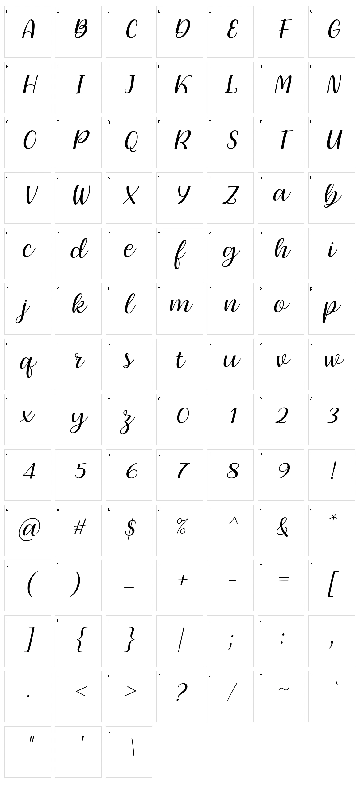 Dearly Loved Slab One Character Set