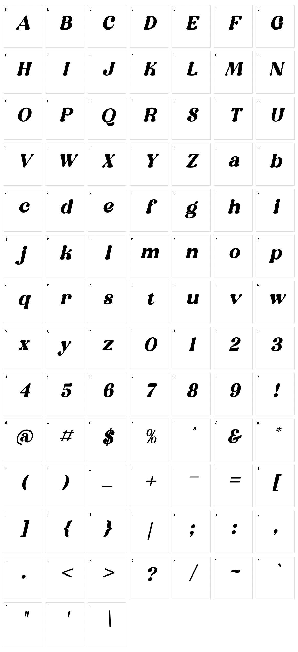 Devitta Character Set