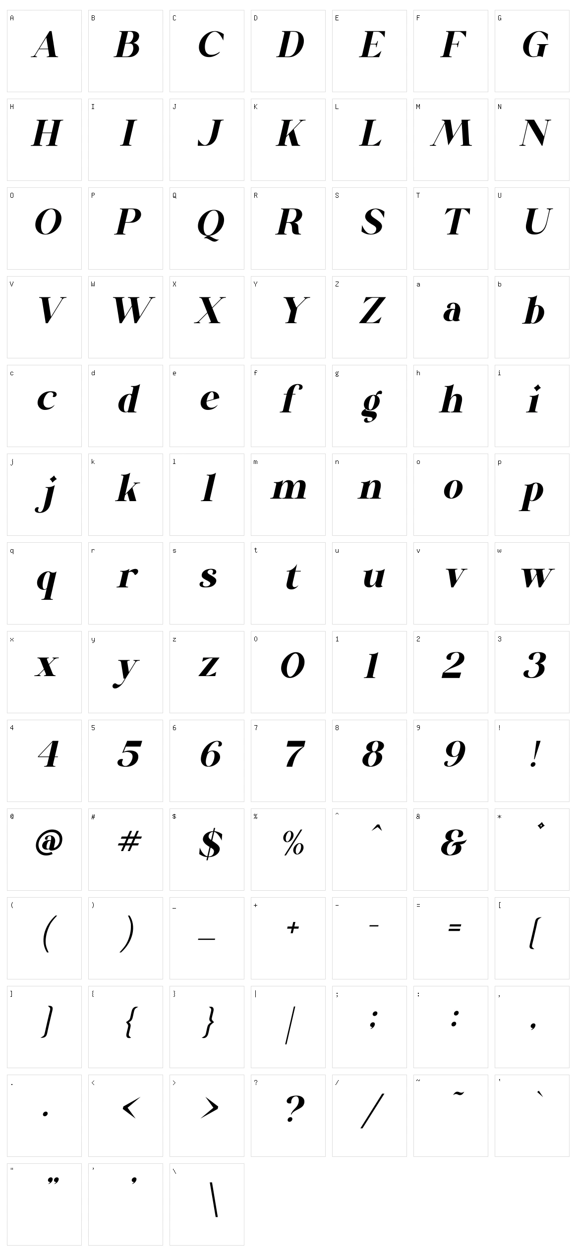 Diamond Sparkling Character Set