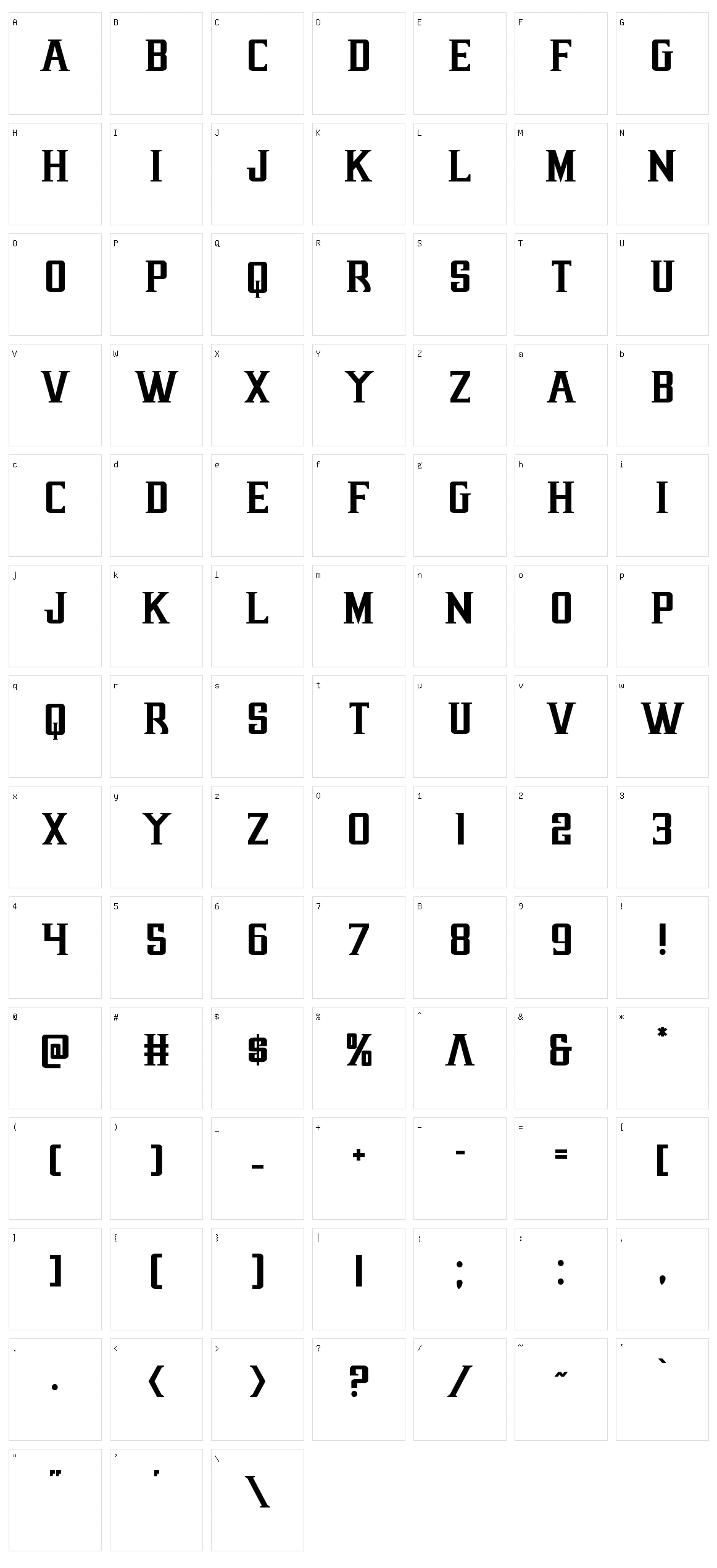 Earthrealm Character Set