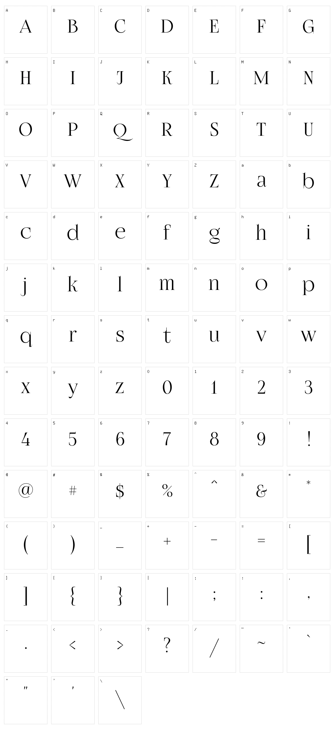 Fogtwo No5 Character Set