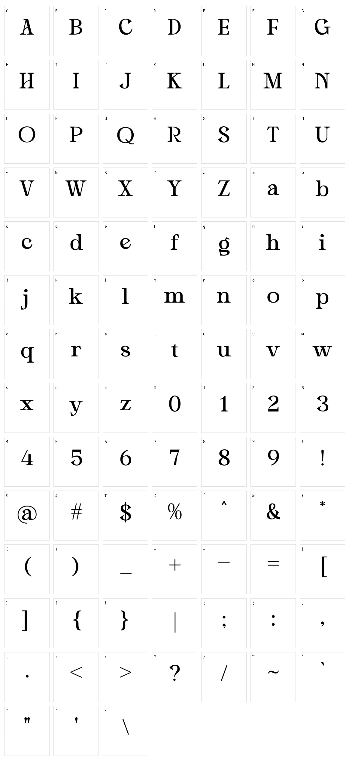 Glow Night Character Set