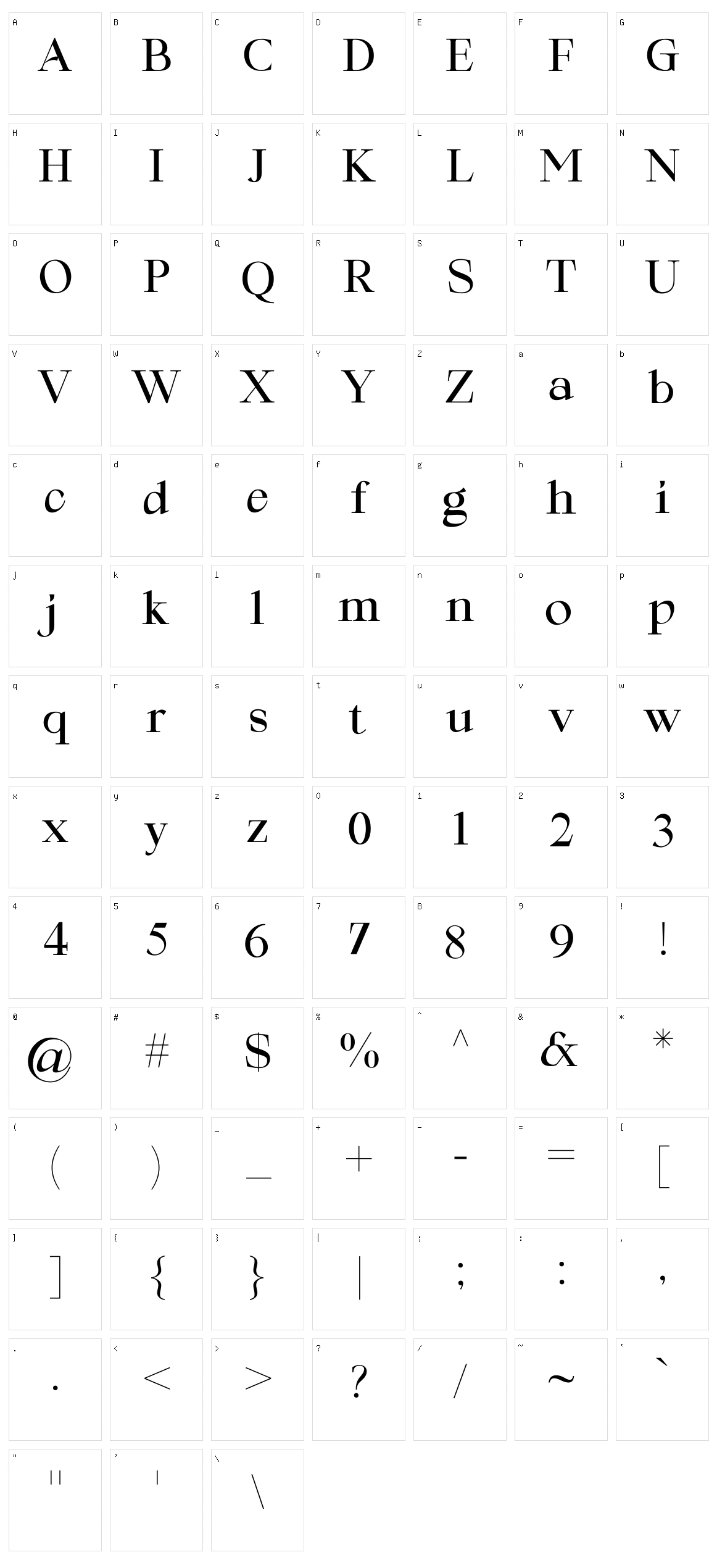 Goat & Qalvigo Character Set